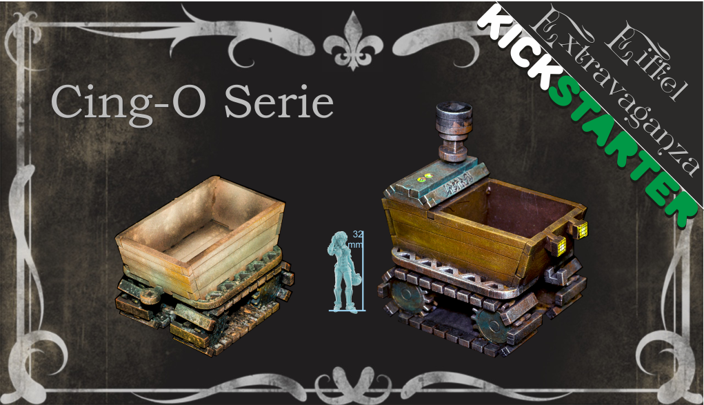 Kickstarter, Labmasu, Skirmish, Steampunk, Terrain