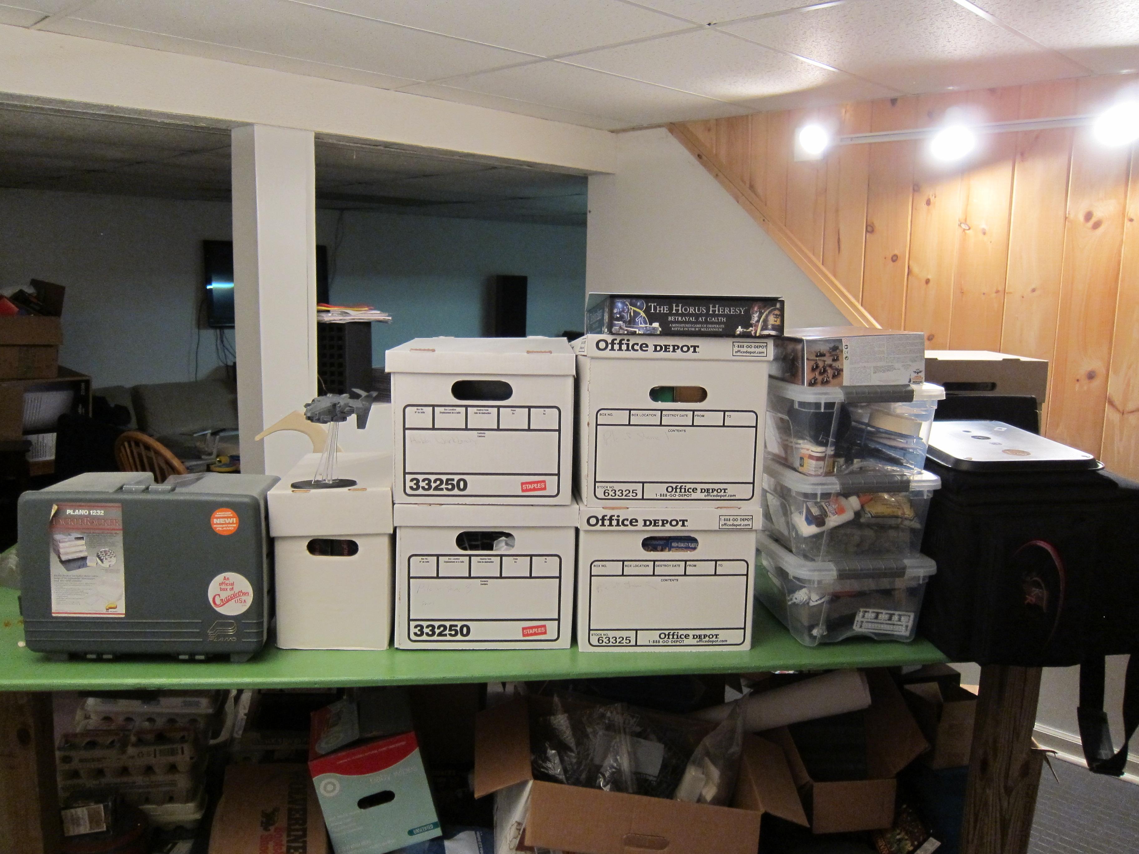 packed up
