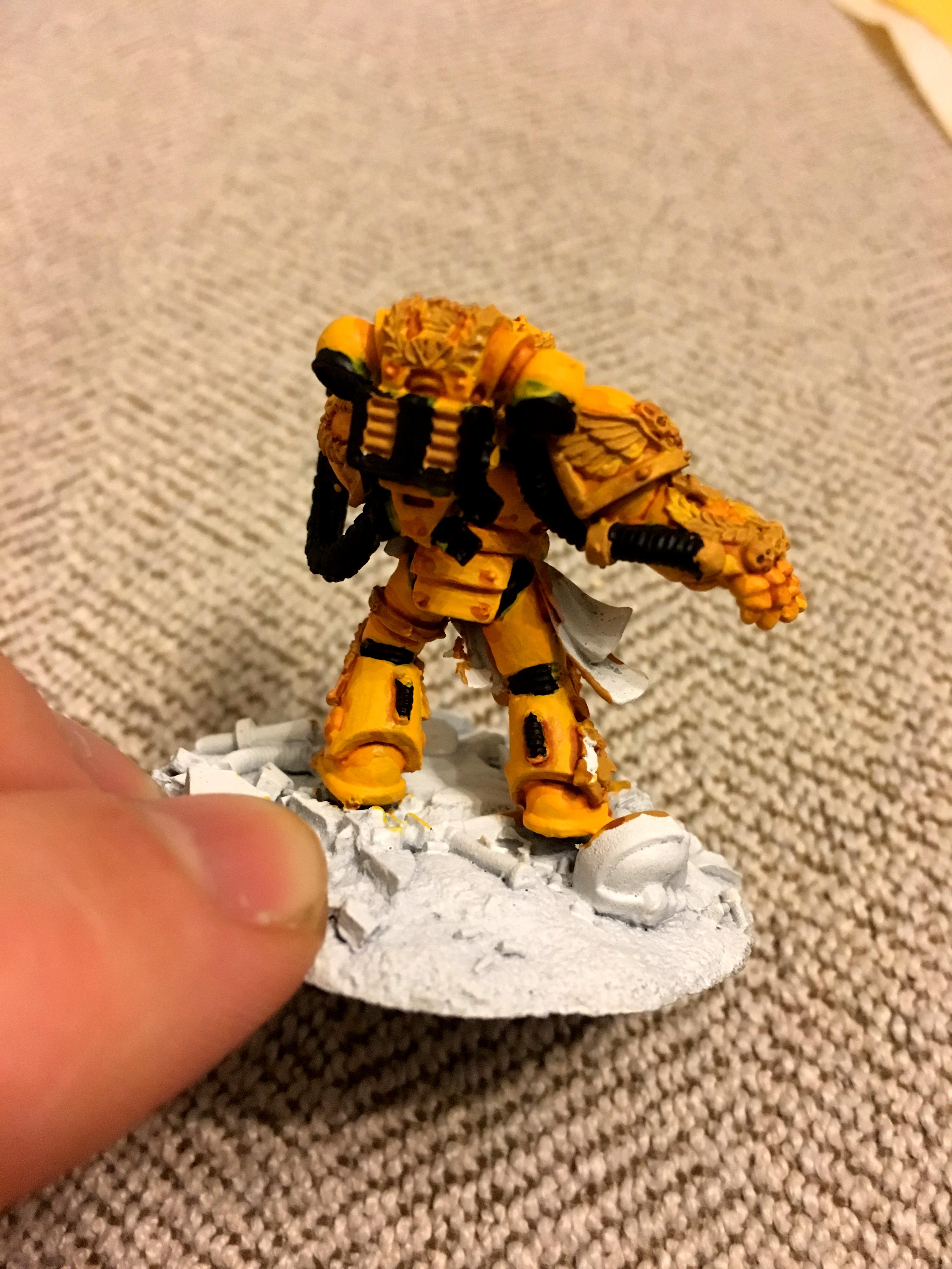 Captain, Fists, Garadon, Imperial Fists, Pedro Kantor, Space Marines, Work In Progress