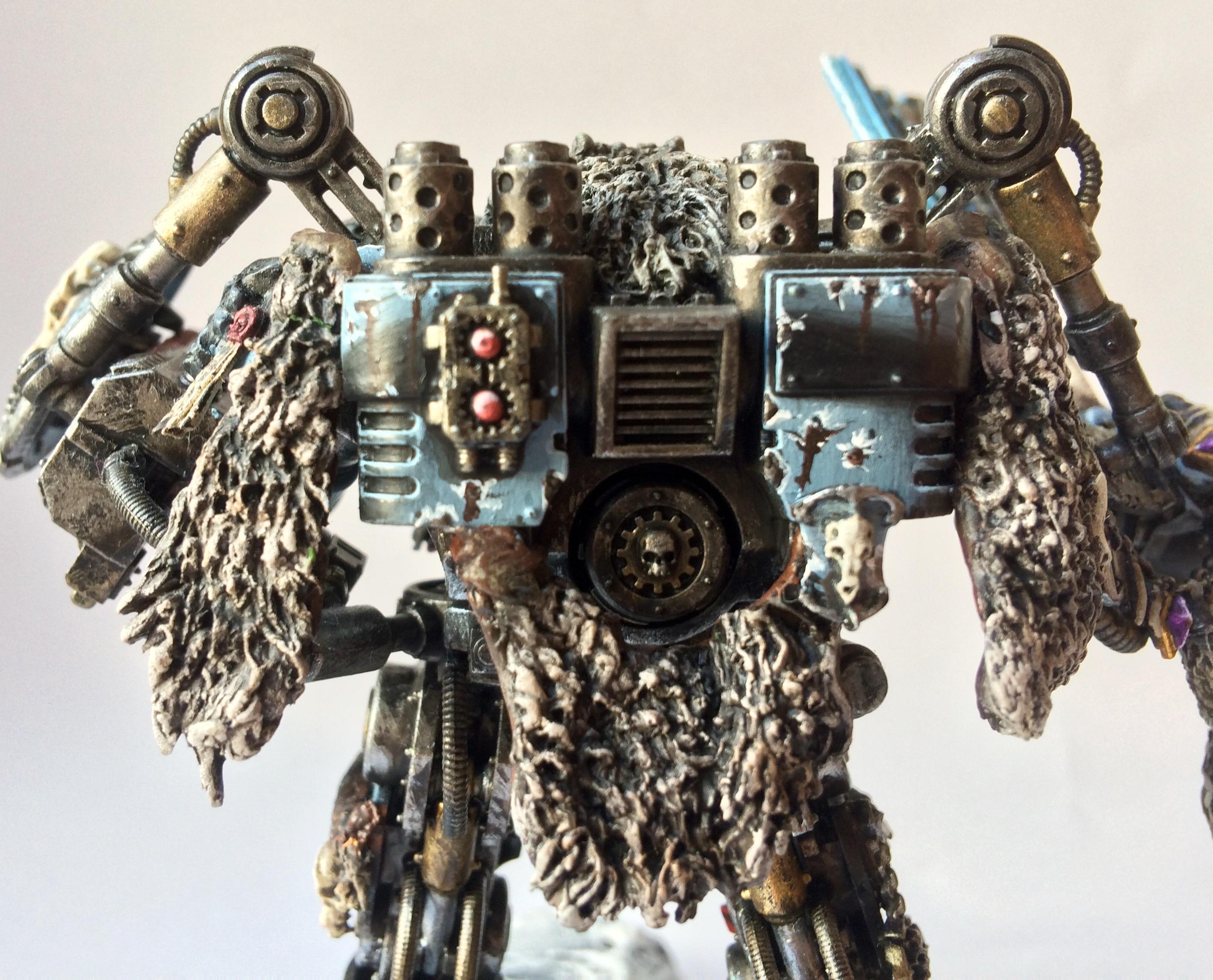 Conversion, Converting, Dreadknight, Kitbash, Space Wolves, Weathered