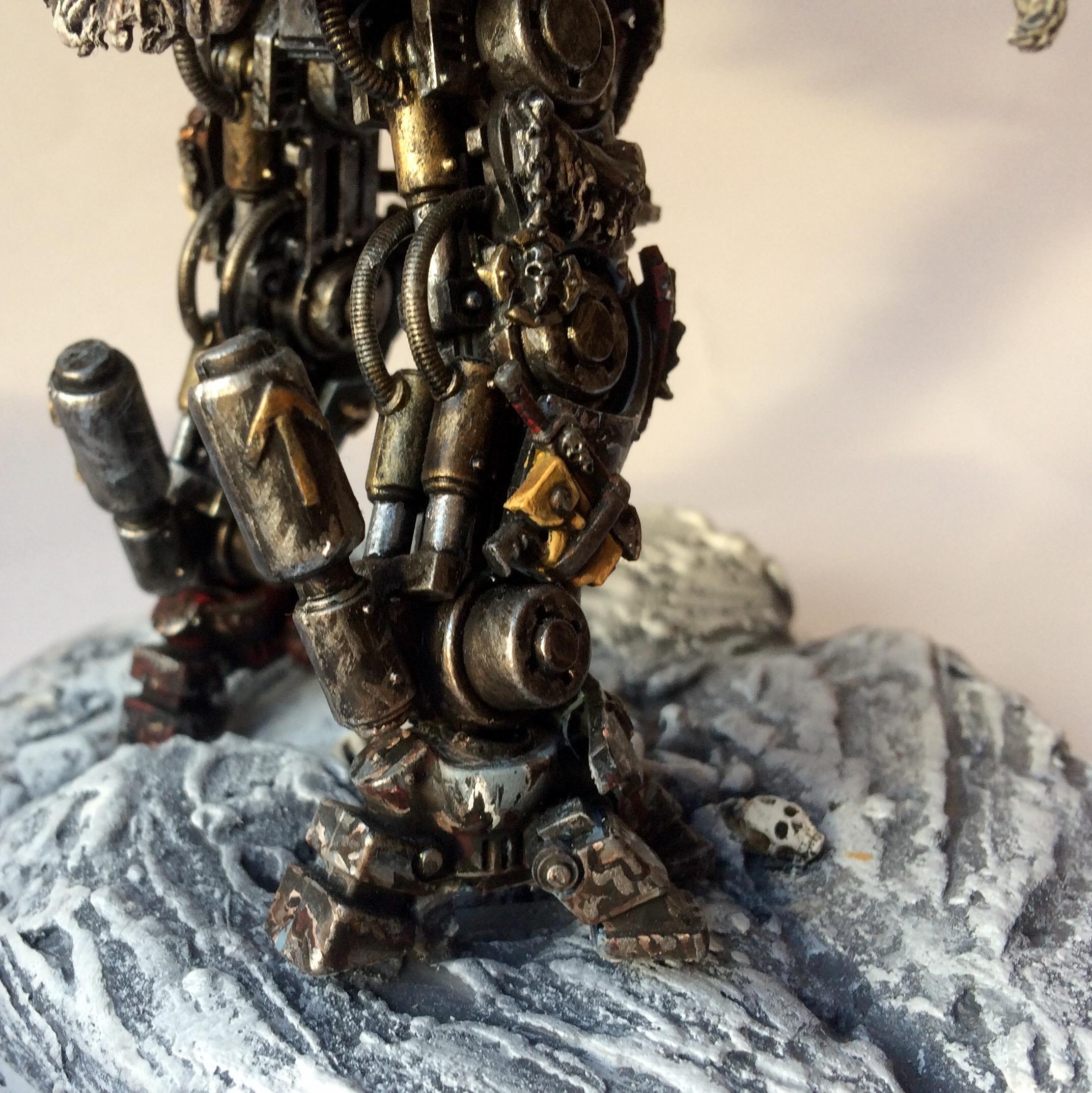 Conversion, Converting, Dreadknight, Kitbash, Space Wolves, Weathered