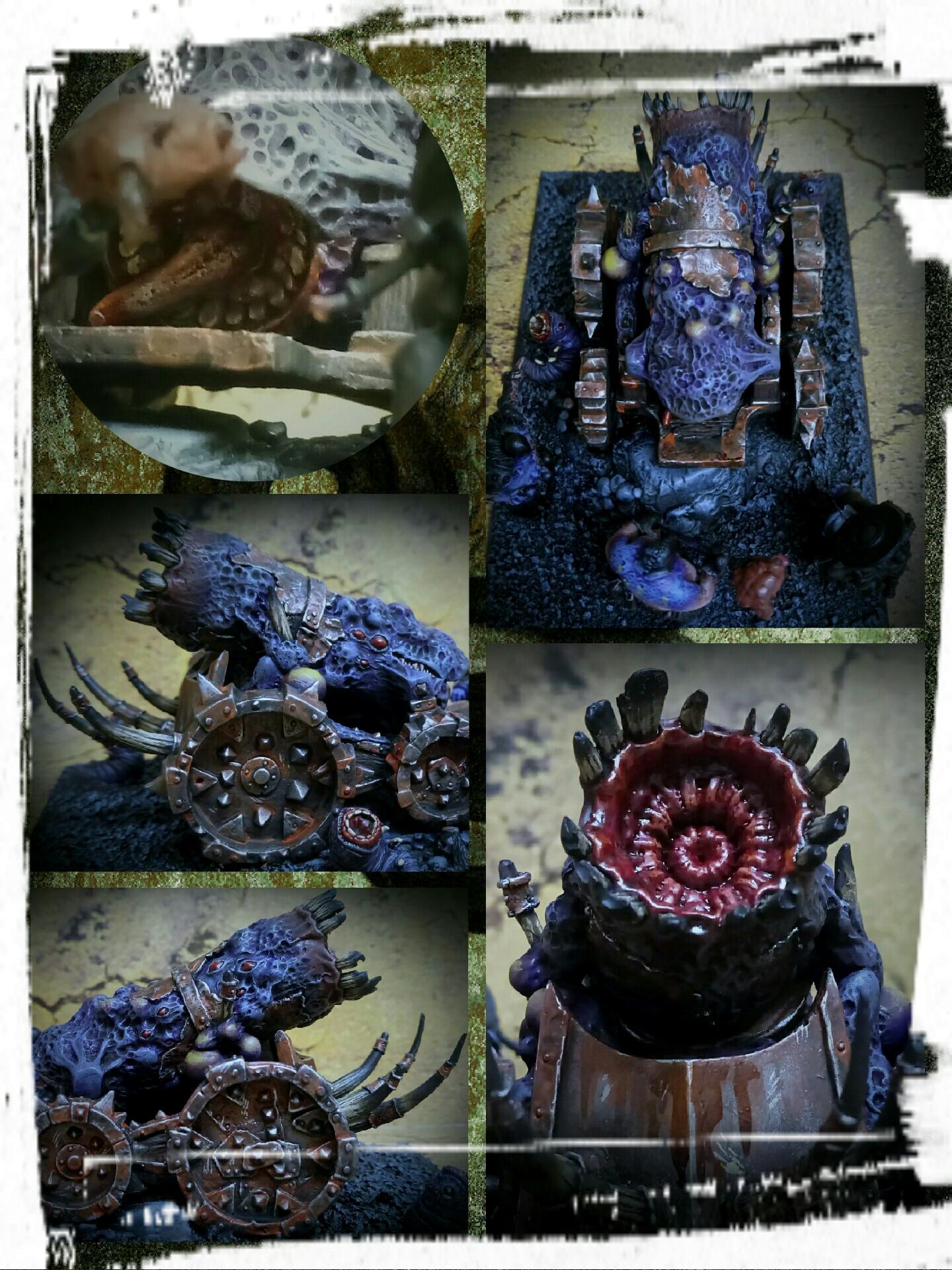 Rotten Factory Hellscreamer Cannon WIP painting