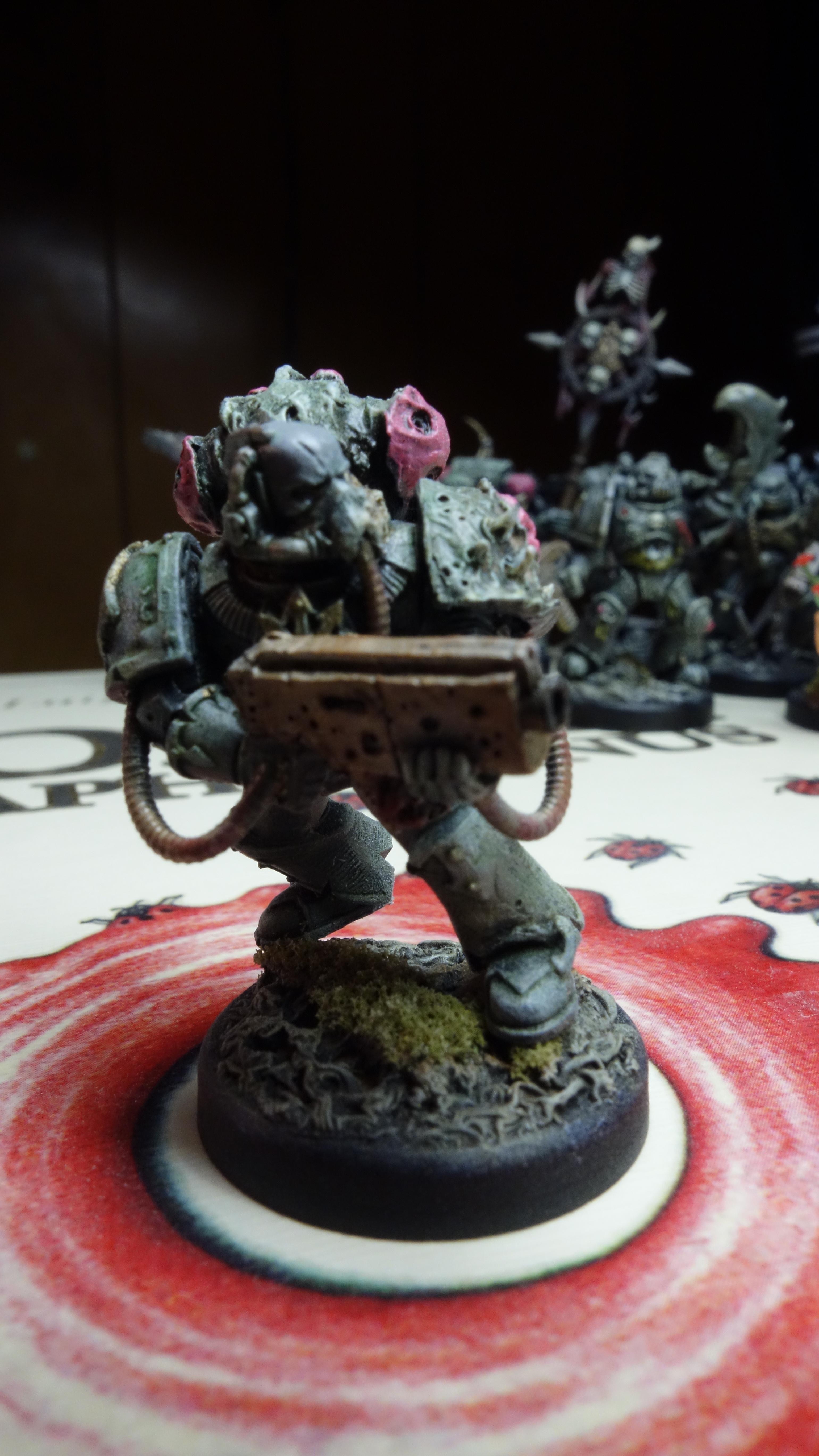 Chaos, Chaos Space Marines, Nurgle, Puppetswar, Space Marines, Spellcrow, Warhammer 40,000