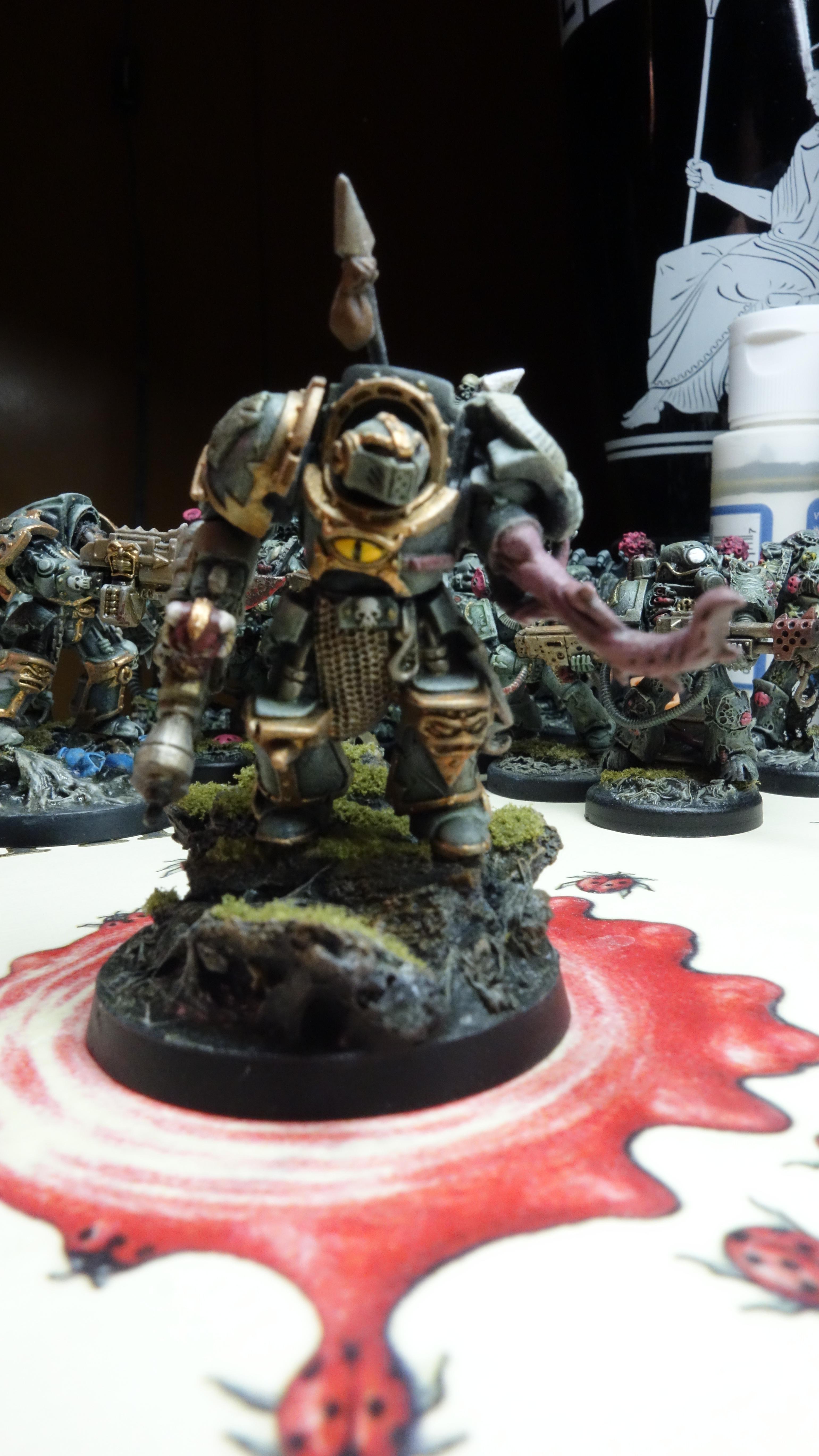 Chaos, Chaos Space Marines, Nurgle, Space Marines, Warhammer 40,000, Warjack, Warmachine