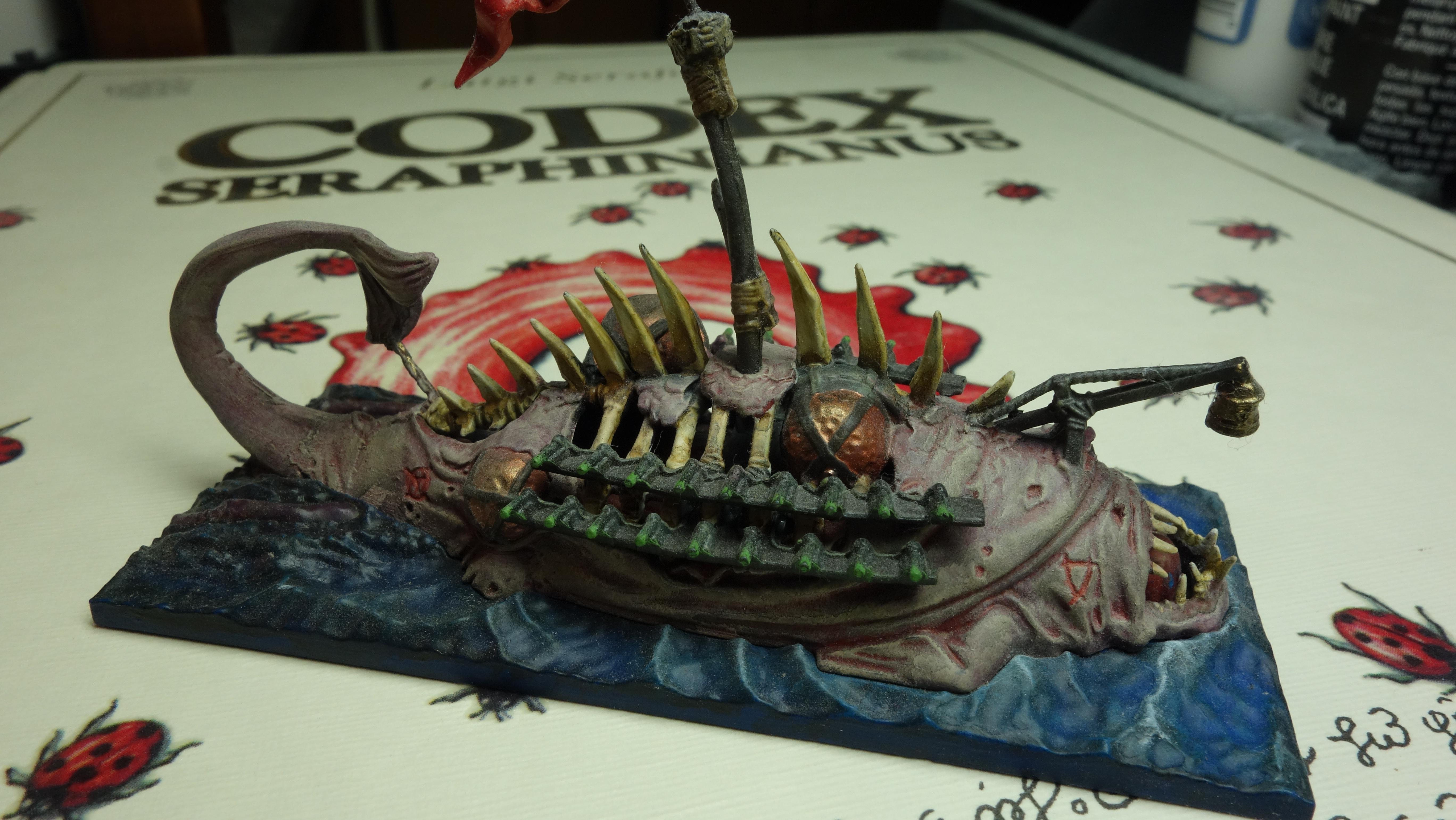 Boat, Corpse, Dreadfleet, Fish, Games Workshop, Sea, Skaven