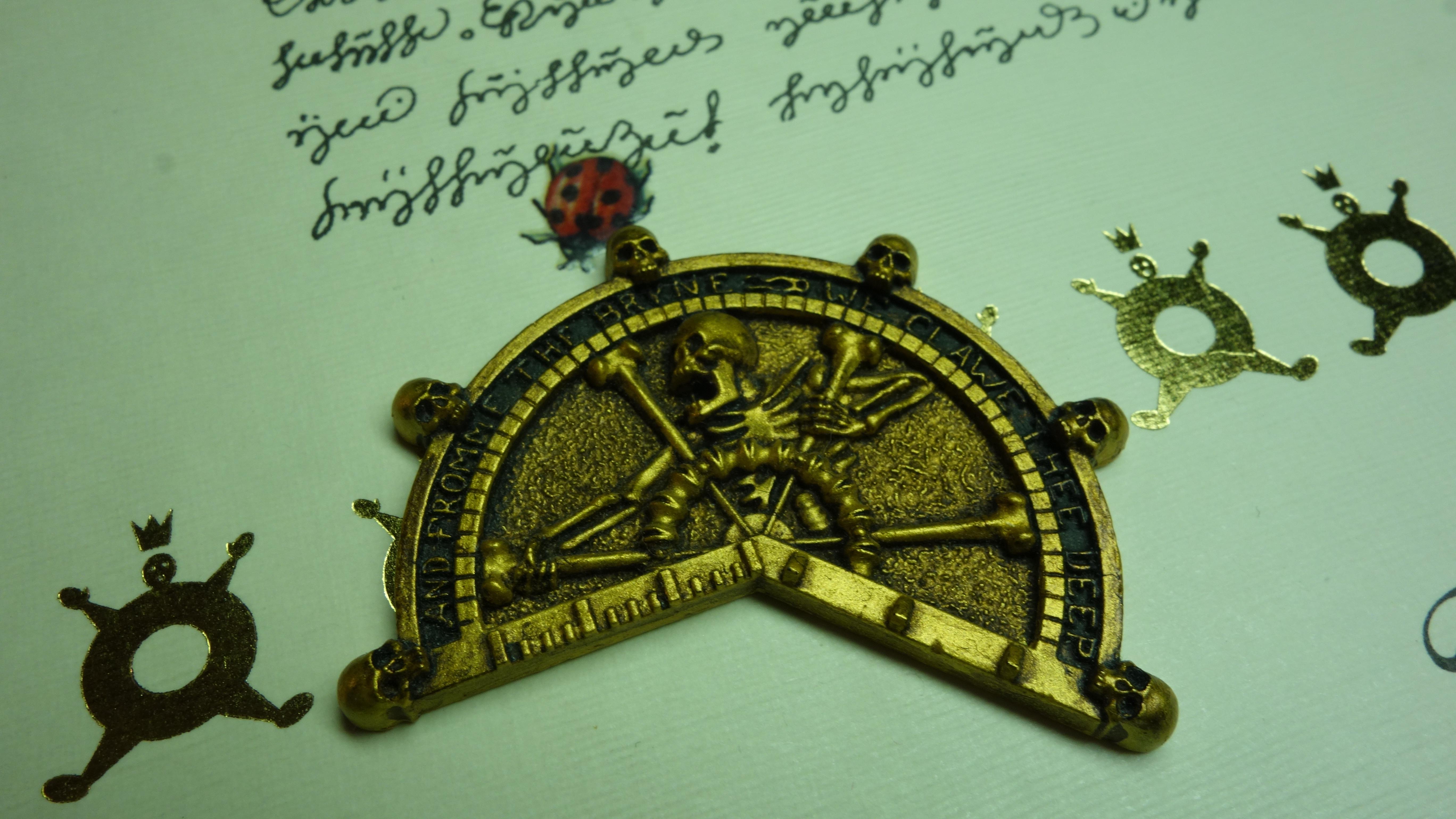 Dreadfleet, Games Workshop, Gold, Ruler, Template