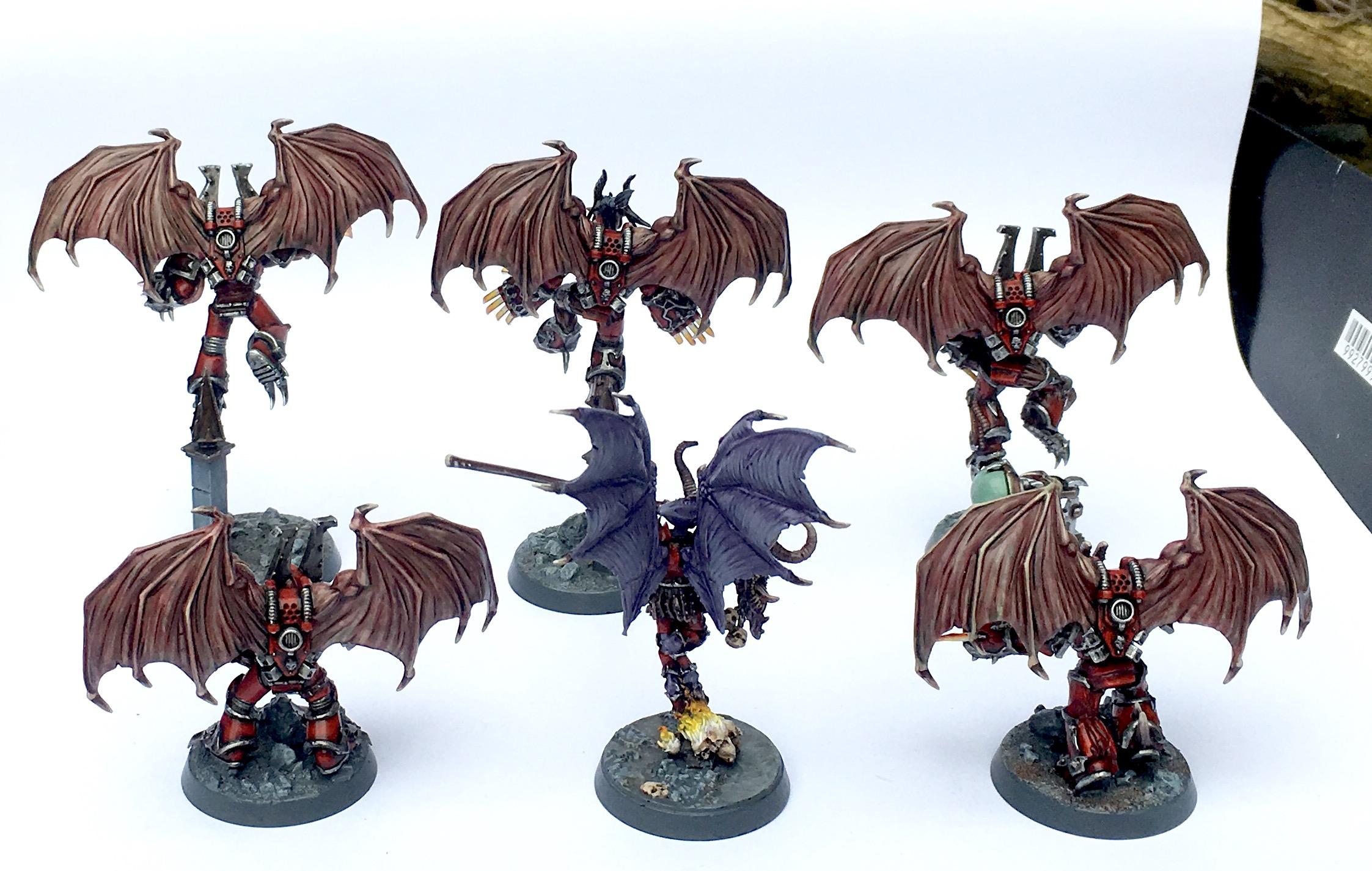Chaos Space Marines, Conversion, Daemons, Khorne, Slaanesh, Valkia, Warp Talons, Word Bearers