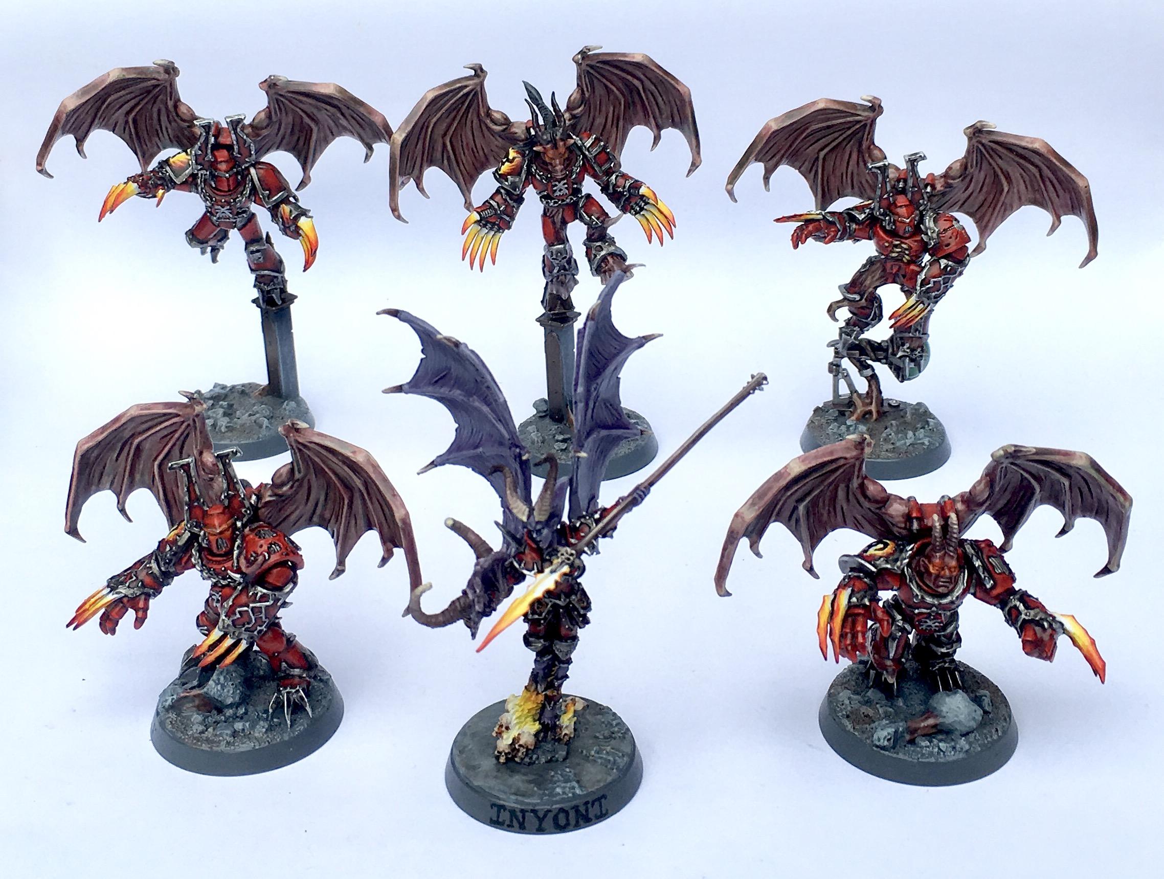 Chaos Space Marines, Conversion, Daemons, Khorne, Slaanesh, Valkia, Warp Talons, Word Bearers