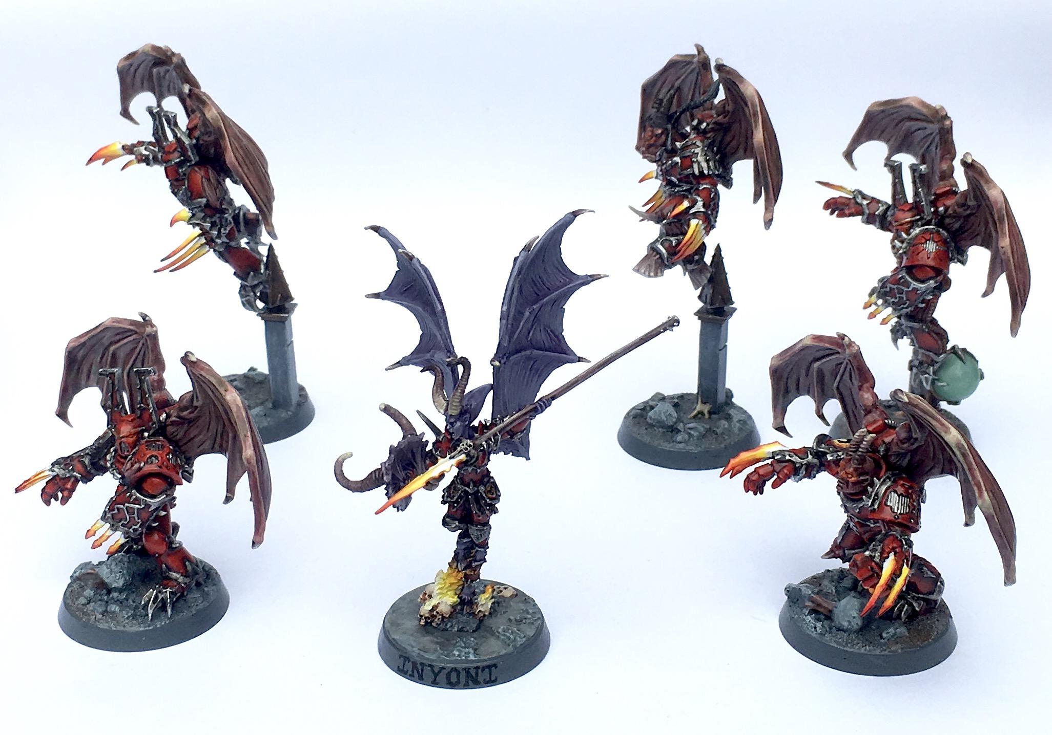 Chaos Space Marines, Conversion, Daemons, Khorne, Slaanesh, Valkia, Warp Talons, Word Bearers