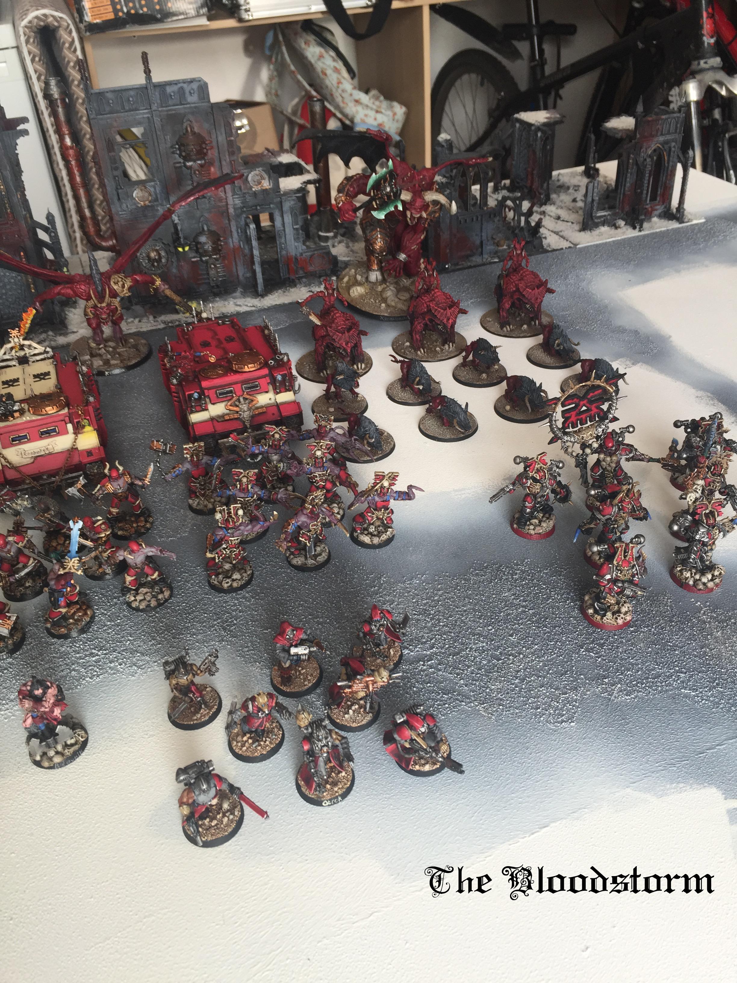 Army, Berserkers, Chaos Space Marines, Daemonkin, Khorne, Warhammer 40,000, World Eaters