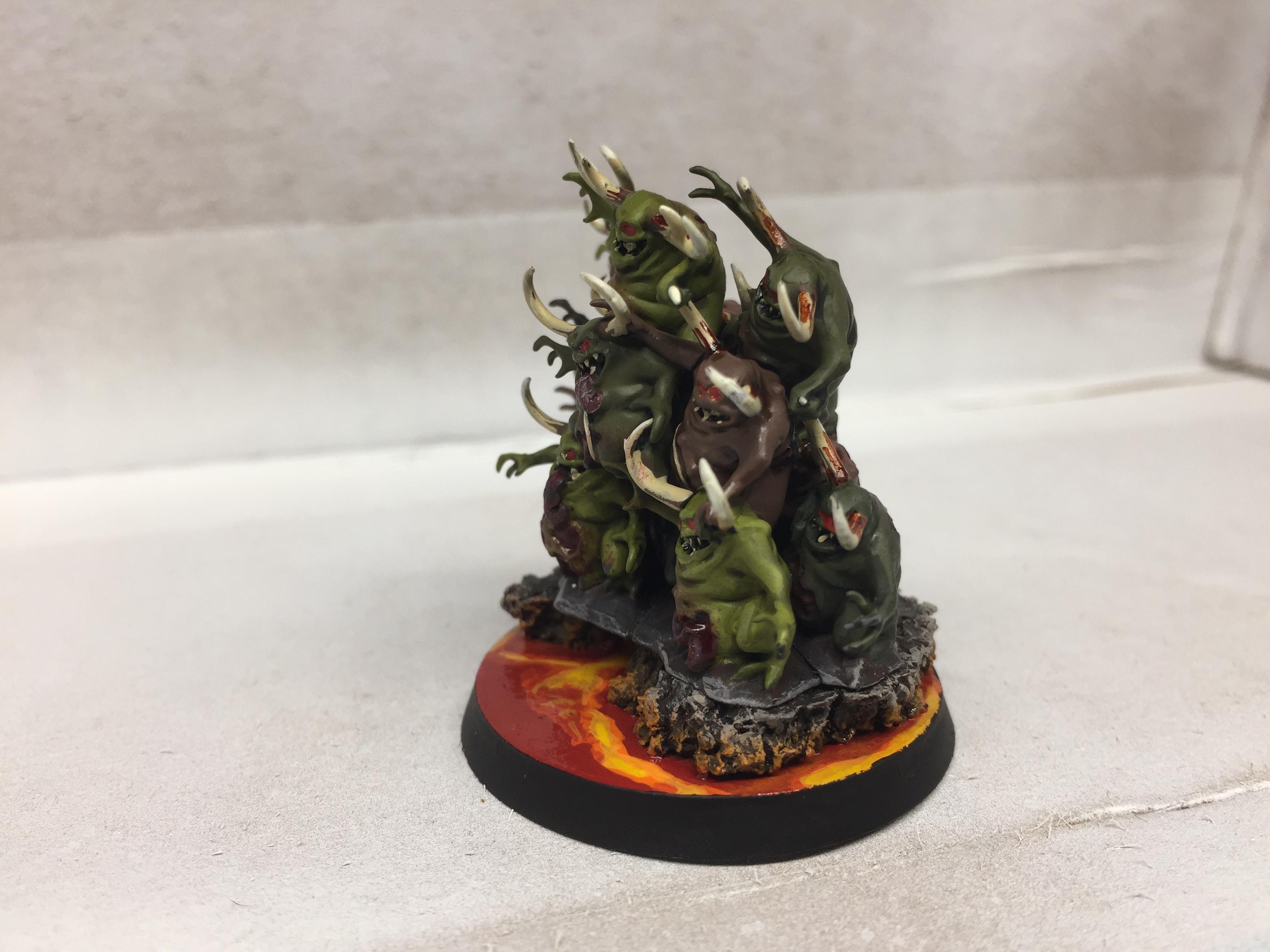 Chaos Daemons, Lava, Nurgle, Nurglings, Warhammer 40,000