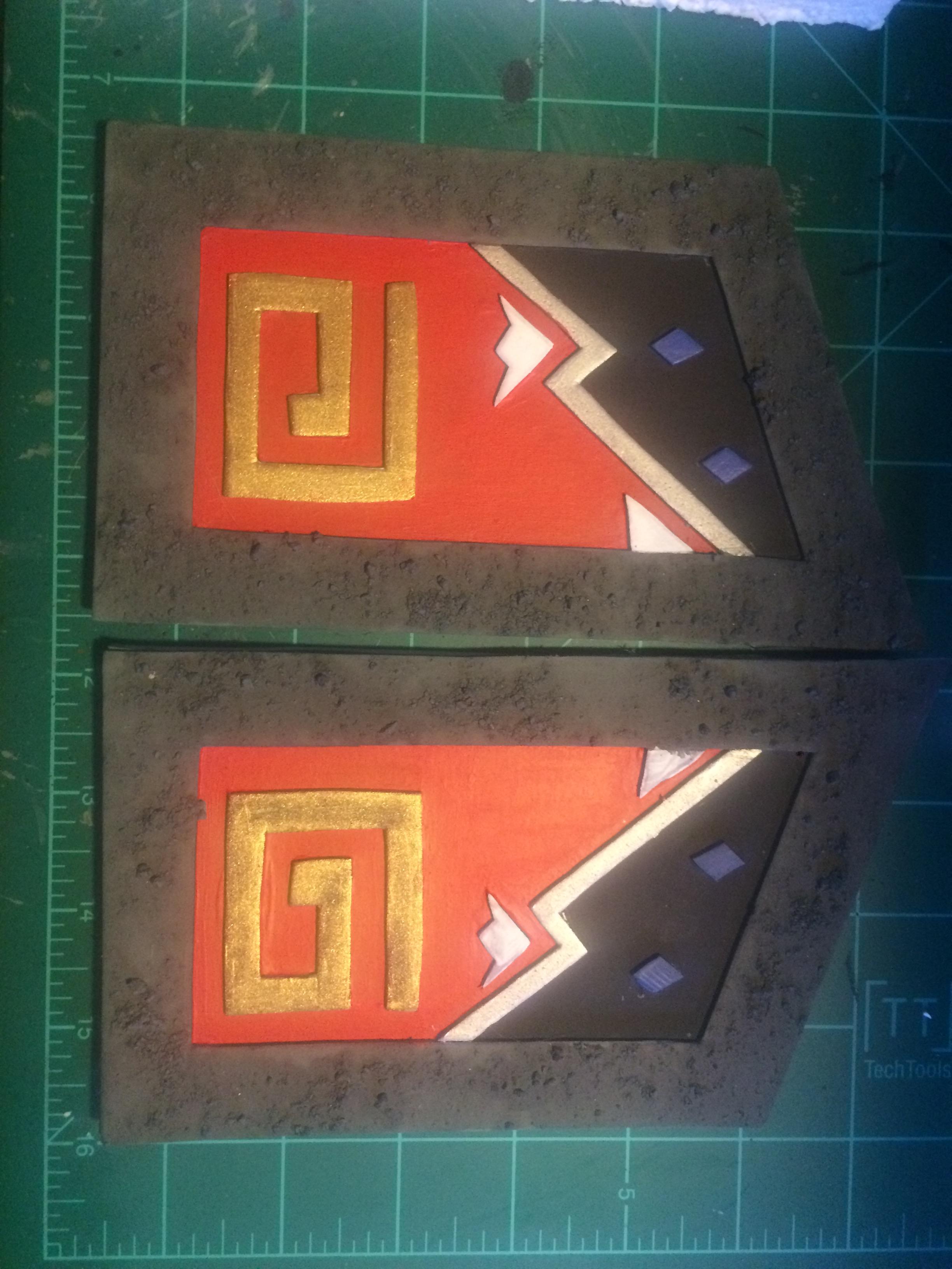 Work in progress front gate doors. 