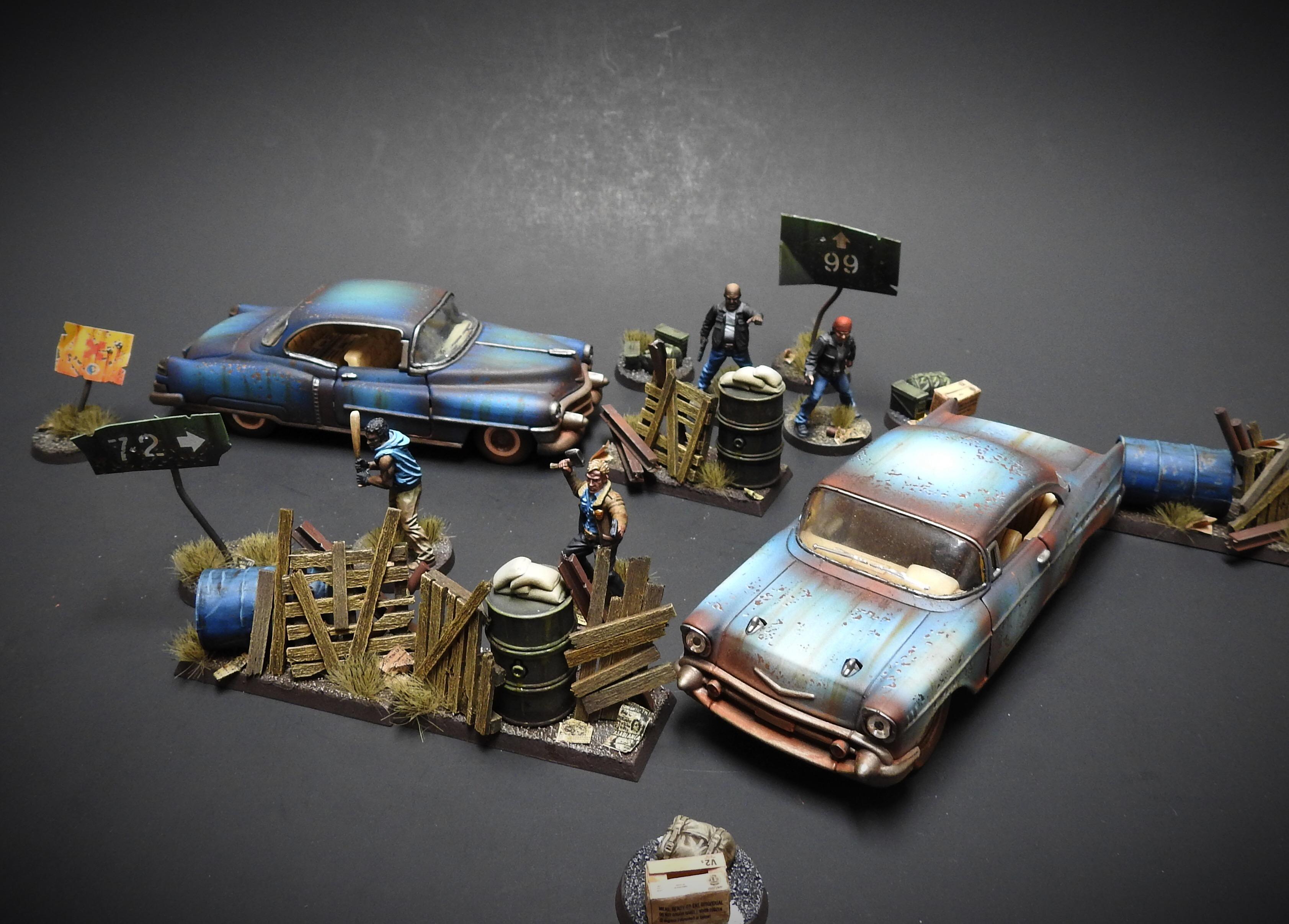 Cars, Modern, Survivors, Terrain, Zombie