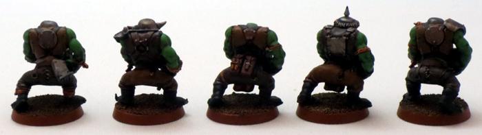 Captain Brown, Gretchin, Ork Boyz With Shootas, Orks, Waaagh