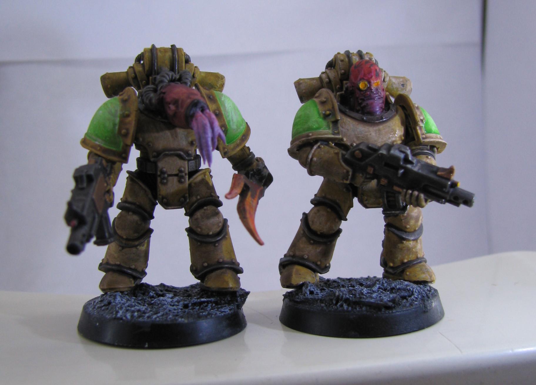 Chaos, Chaos Space Marines, Conversion, Mutant, Space Marines