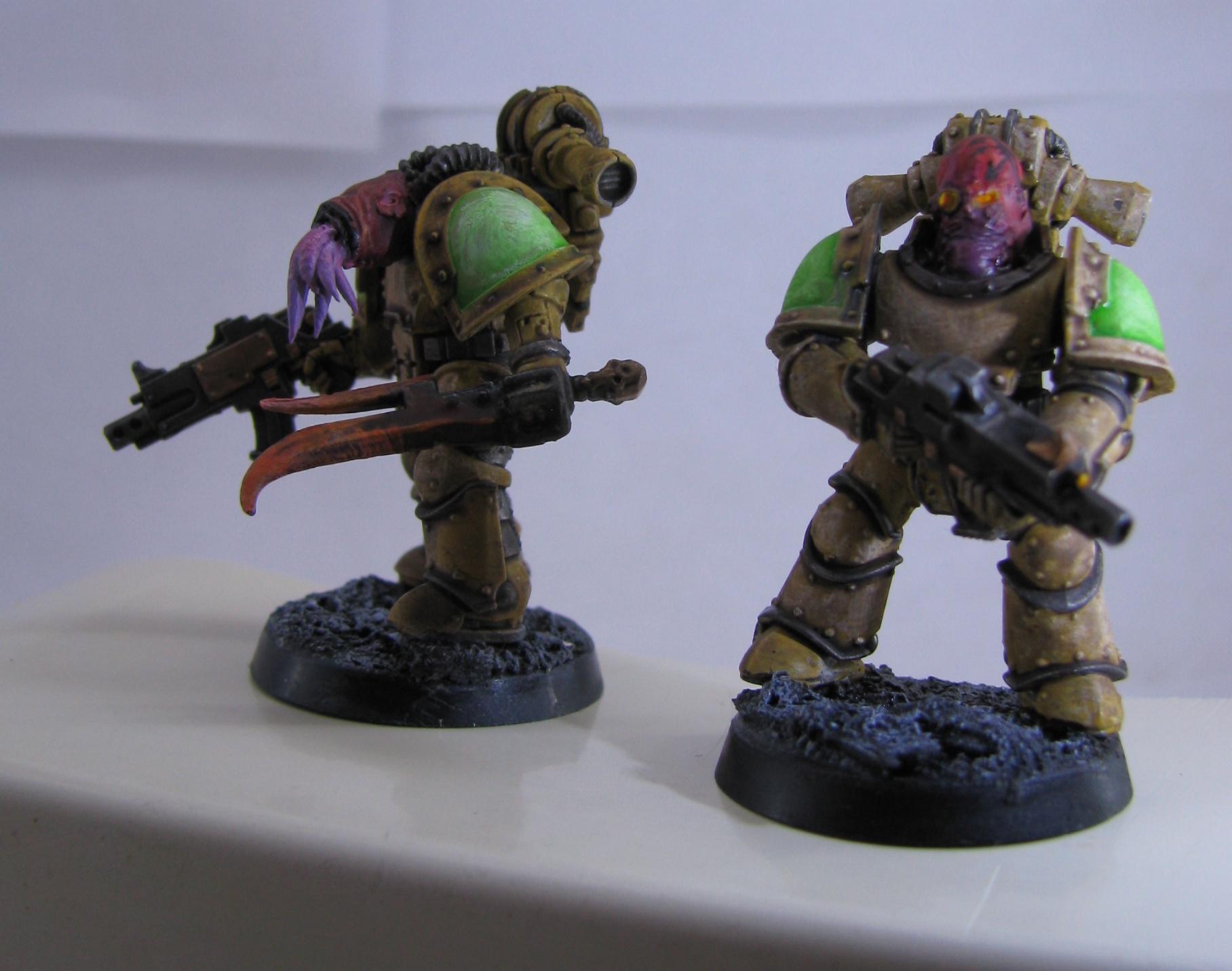 Chaos, Chaos Space Marines, Conversion, Mutant, Space Marines