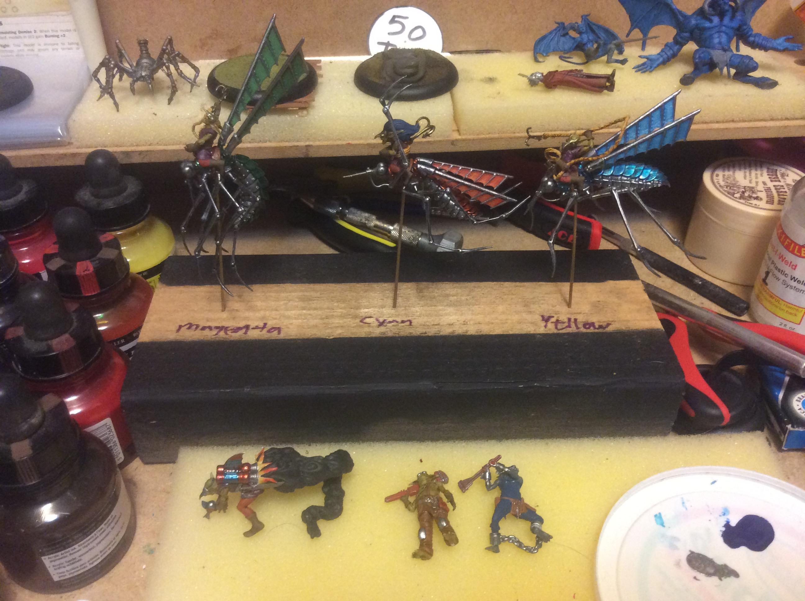 Gremlins, Malifaux, Sky Pirates, Work In Progress
