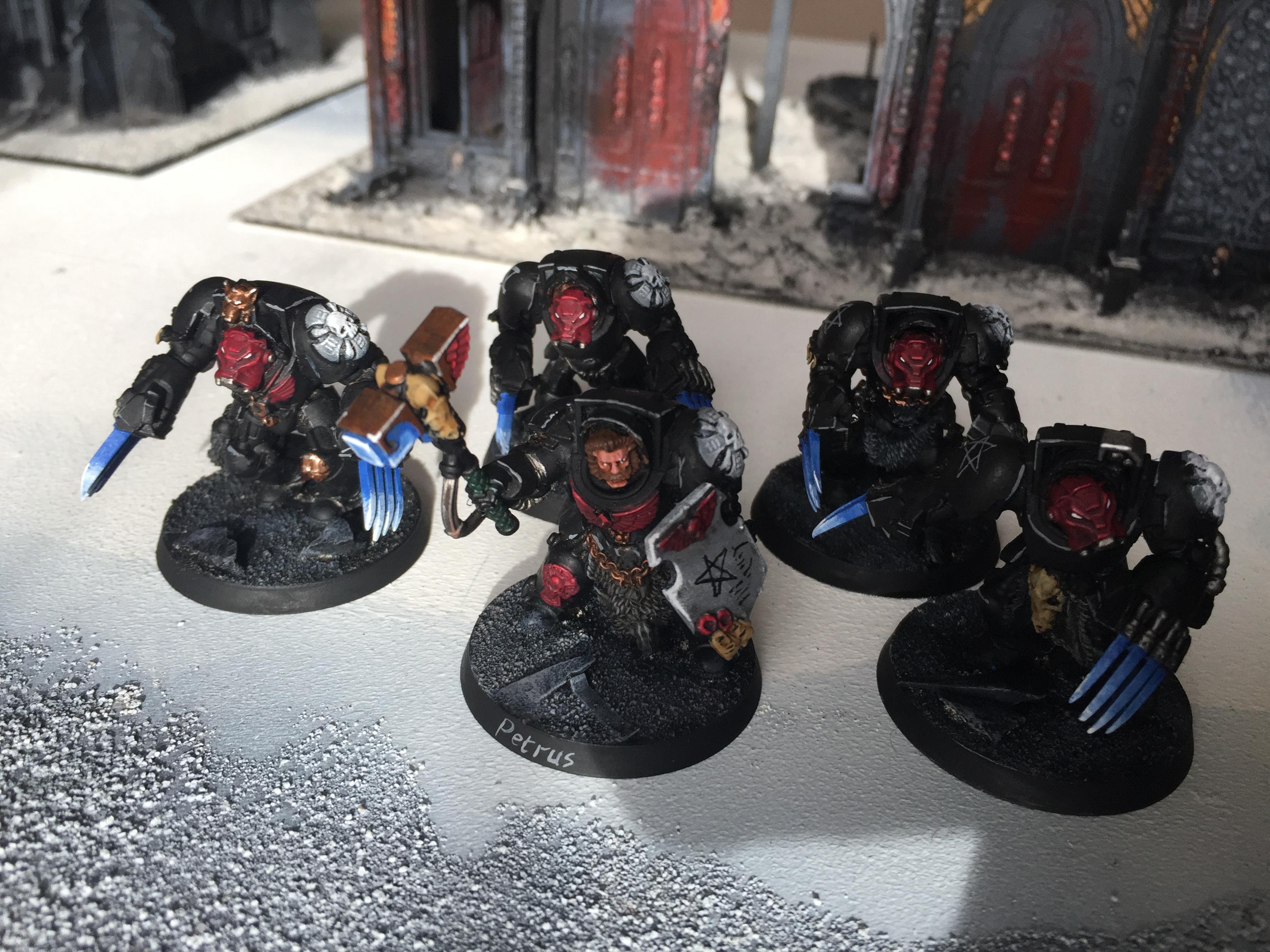 Lightning Claws, Space Marines, Terminator Assault, Urban Base, Warhammer 40,000