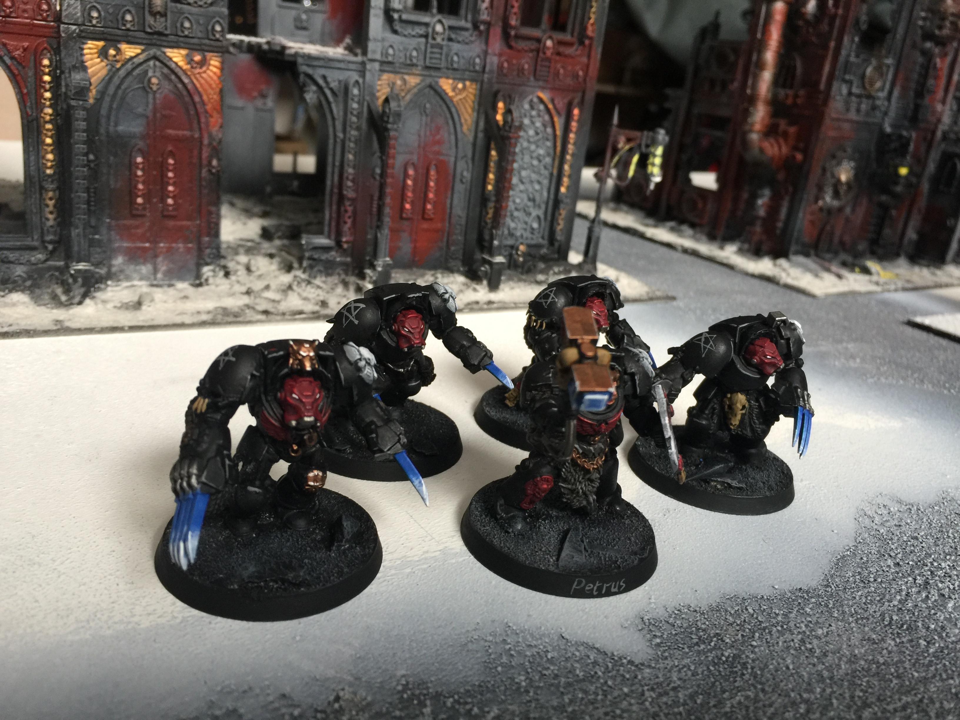 Lightning Claws, Space Marines, Terminator Assault, Urban Base, Warhammer 40,000