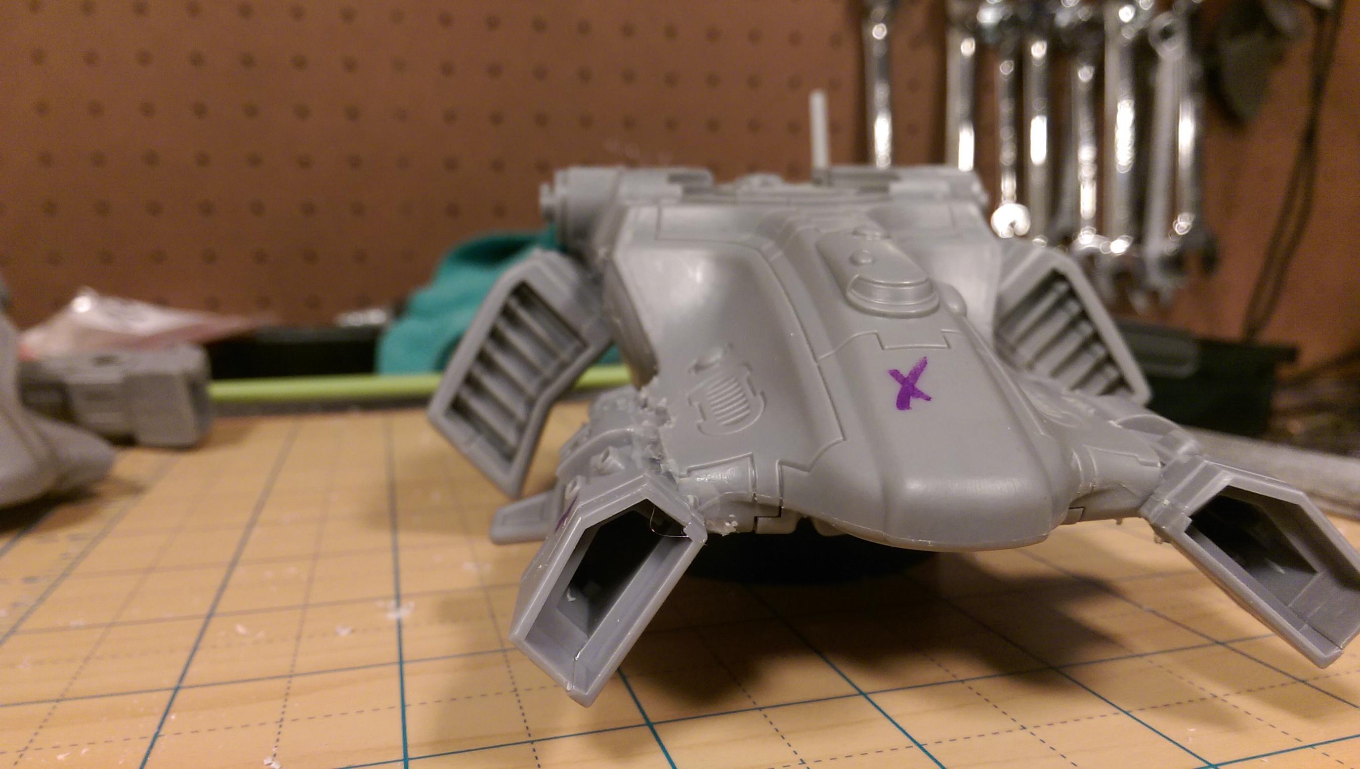 Conversion, Empire, Hammerhead, Skimmer, Tank, Tau, Tx, Warhammer 40,000, Work In Progress