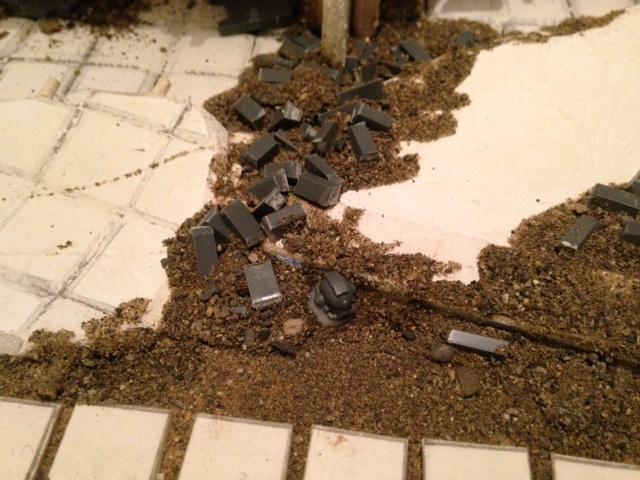 Space Marine Helm in Rubble