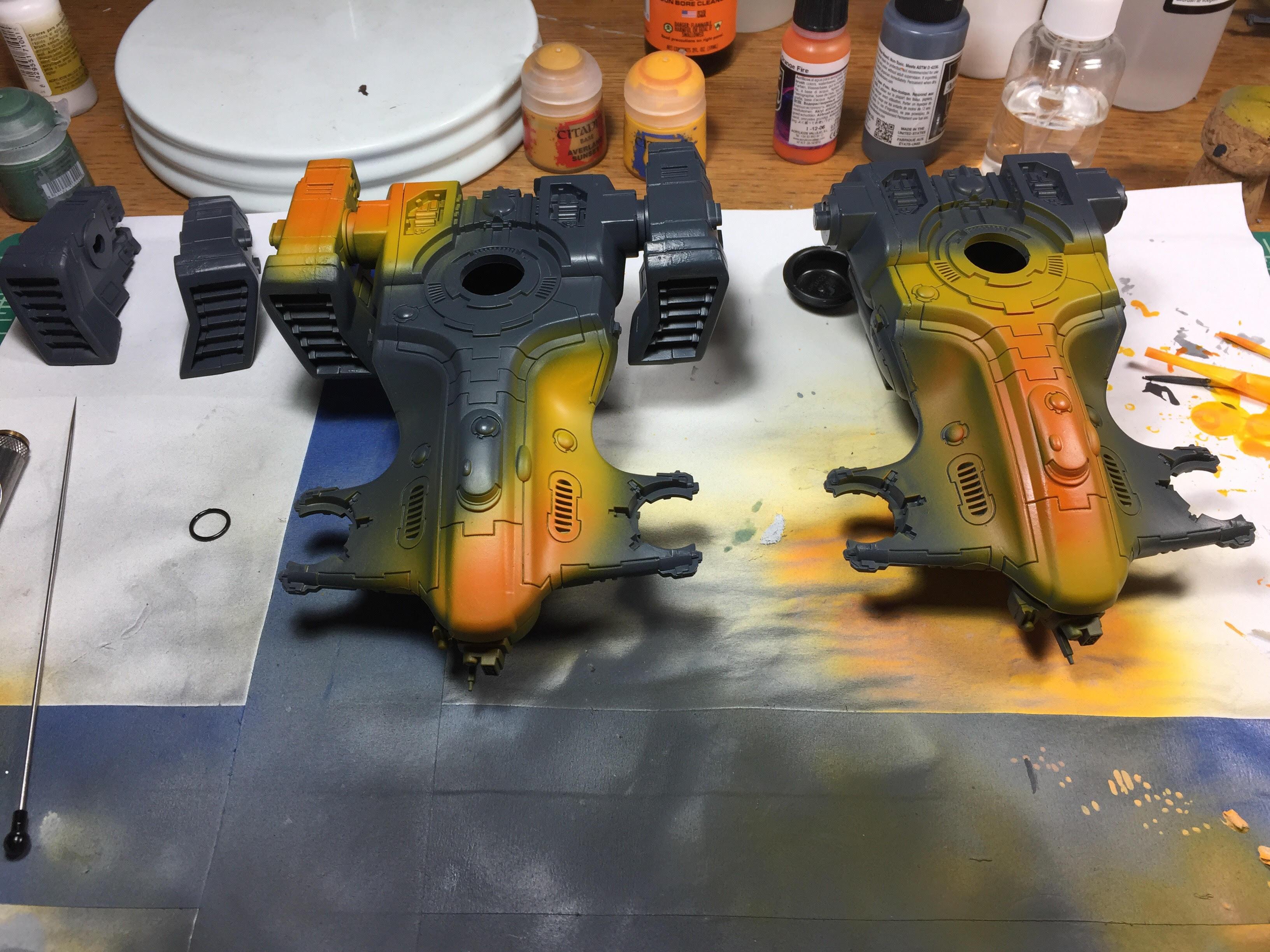 Prepped to receive hex grid