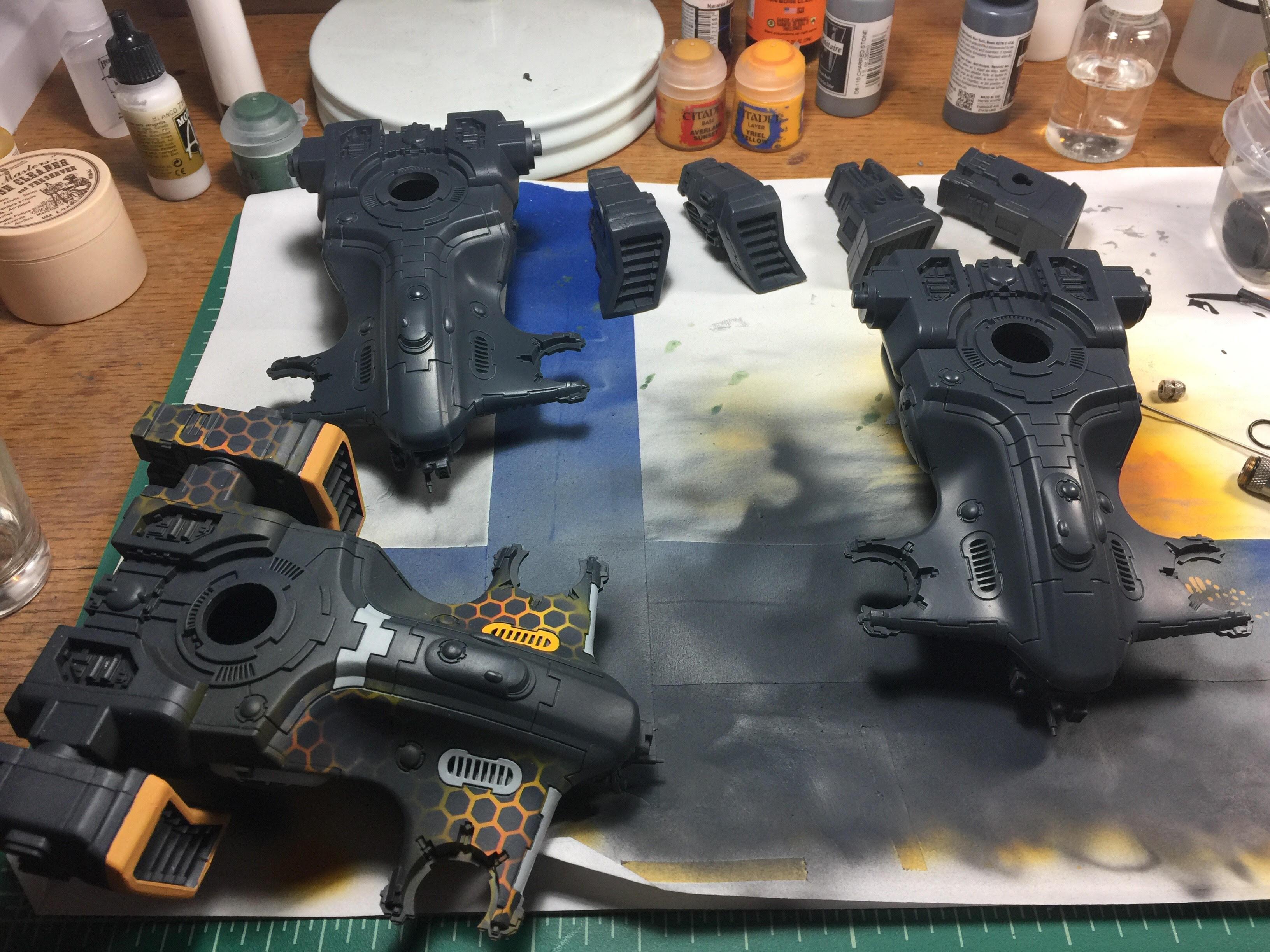 Assembled, Primed, and Base Coated