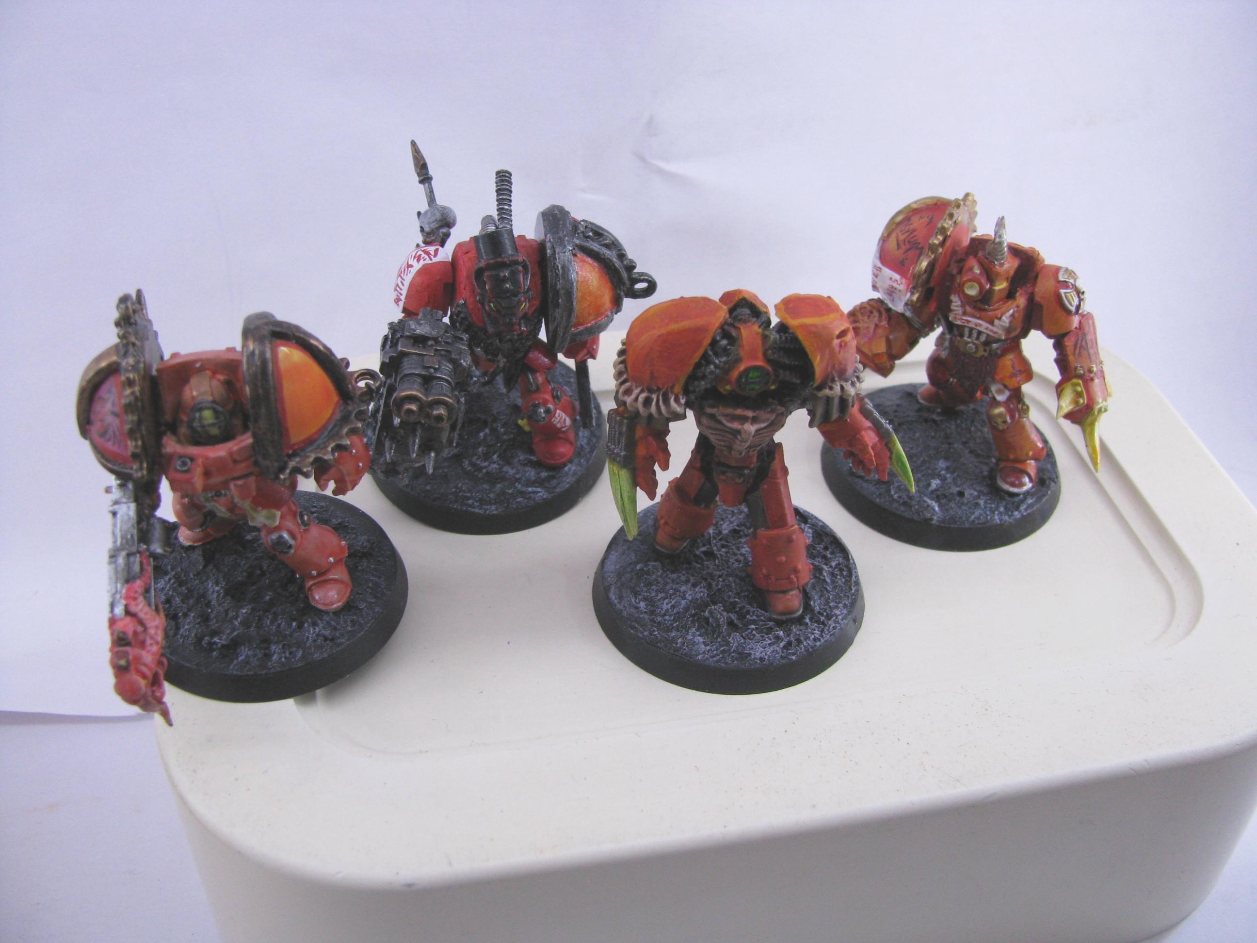 Chaos, Chaos Space Marines, Chosen, Conversion, Space Marines, Terminator Armor