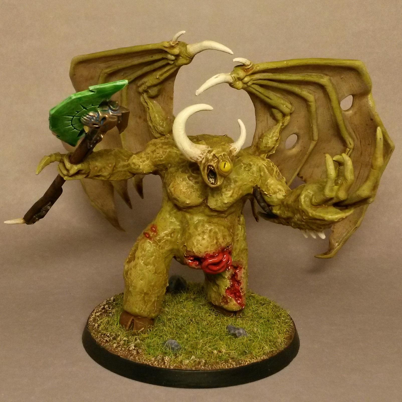 Age Of Sigmar, Chaos Daemons, Daemon Prince, Daemon Prince Of Nurgle, Nurgle, Warhammer 40,000