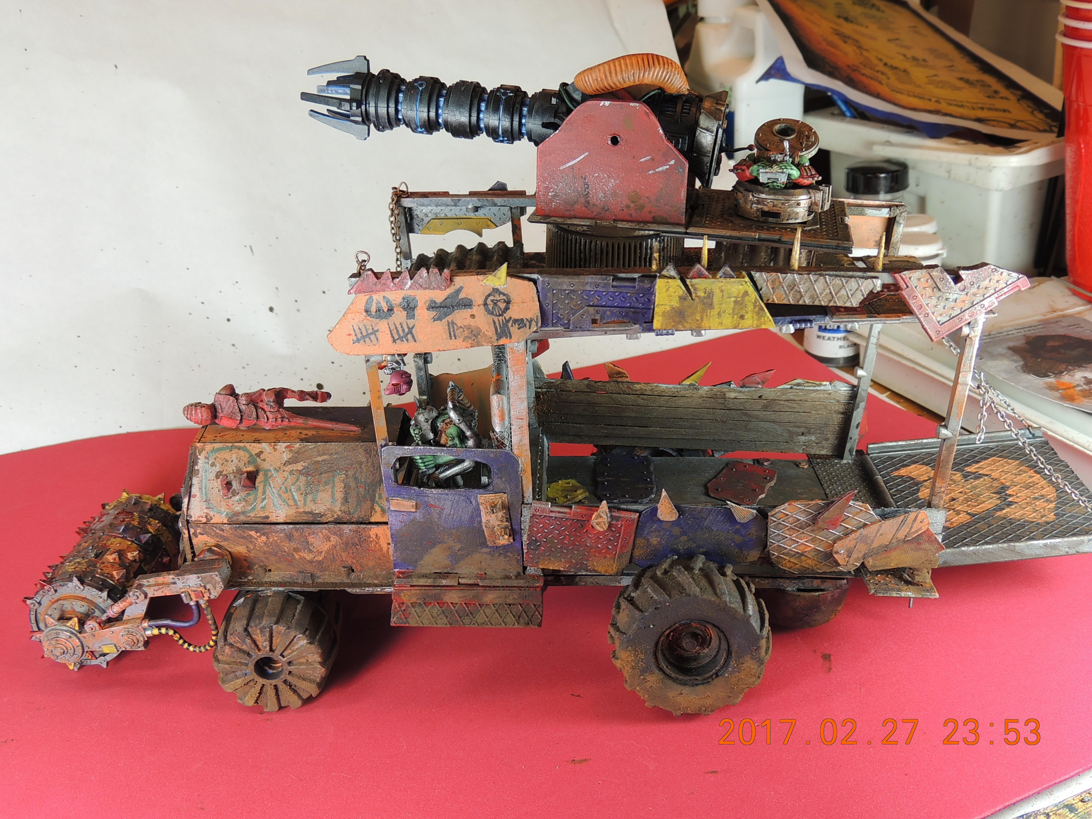 Battlewagon, Orks, Scratch Build