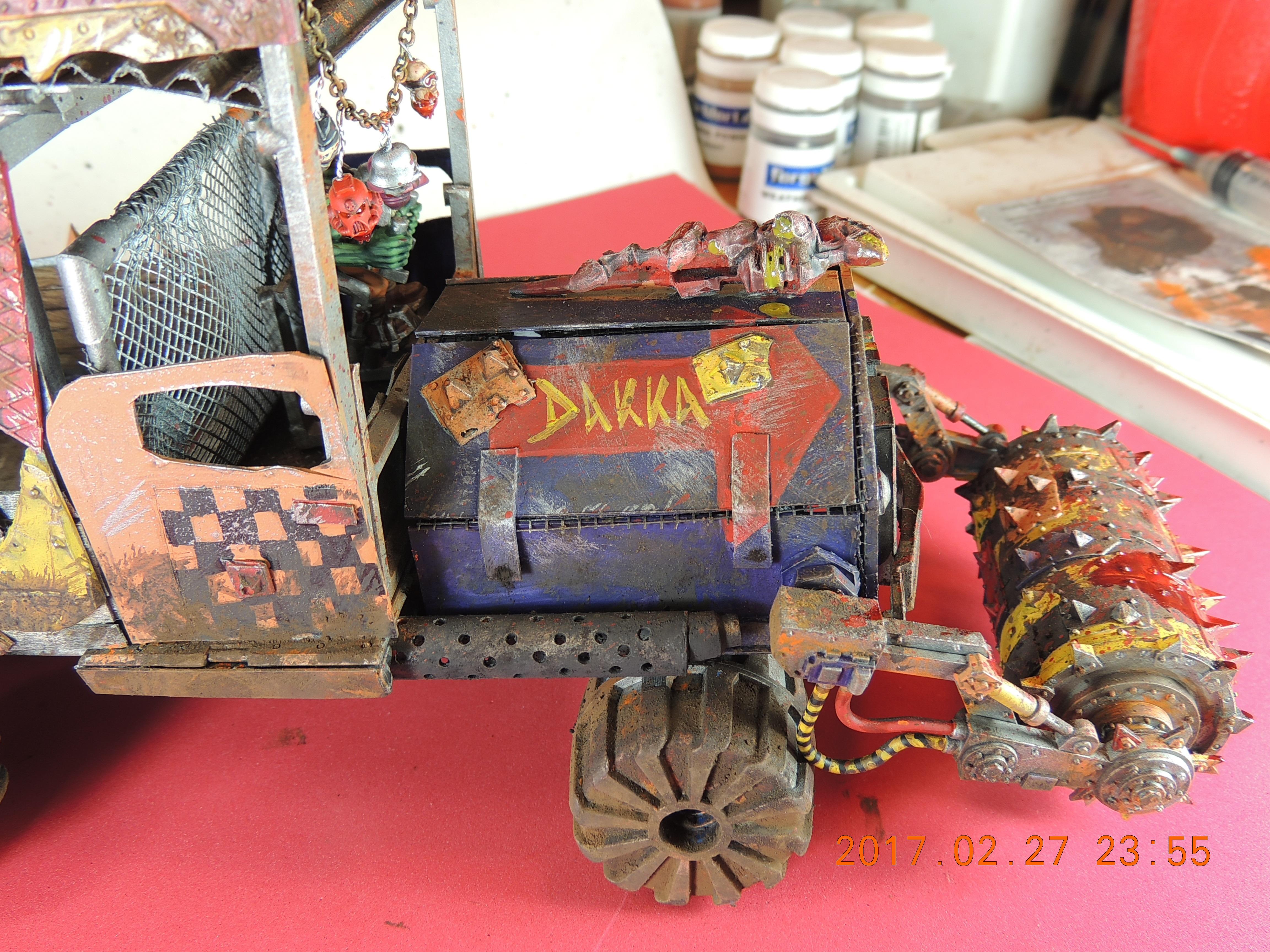 Battlewagon, Orks, Scratch Build