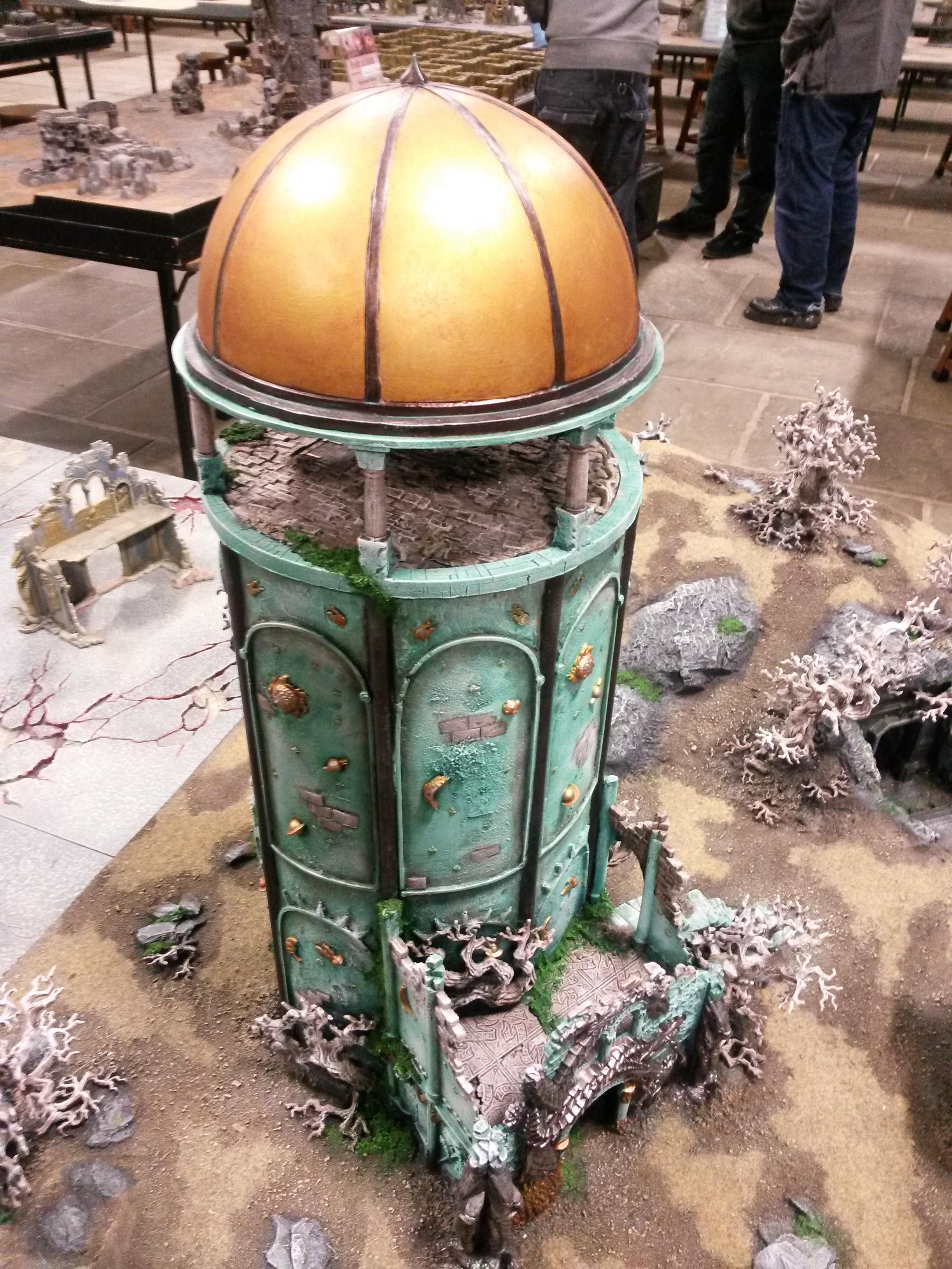 Buildings, Dome, Terrain, Tower