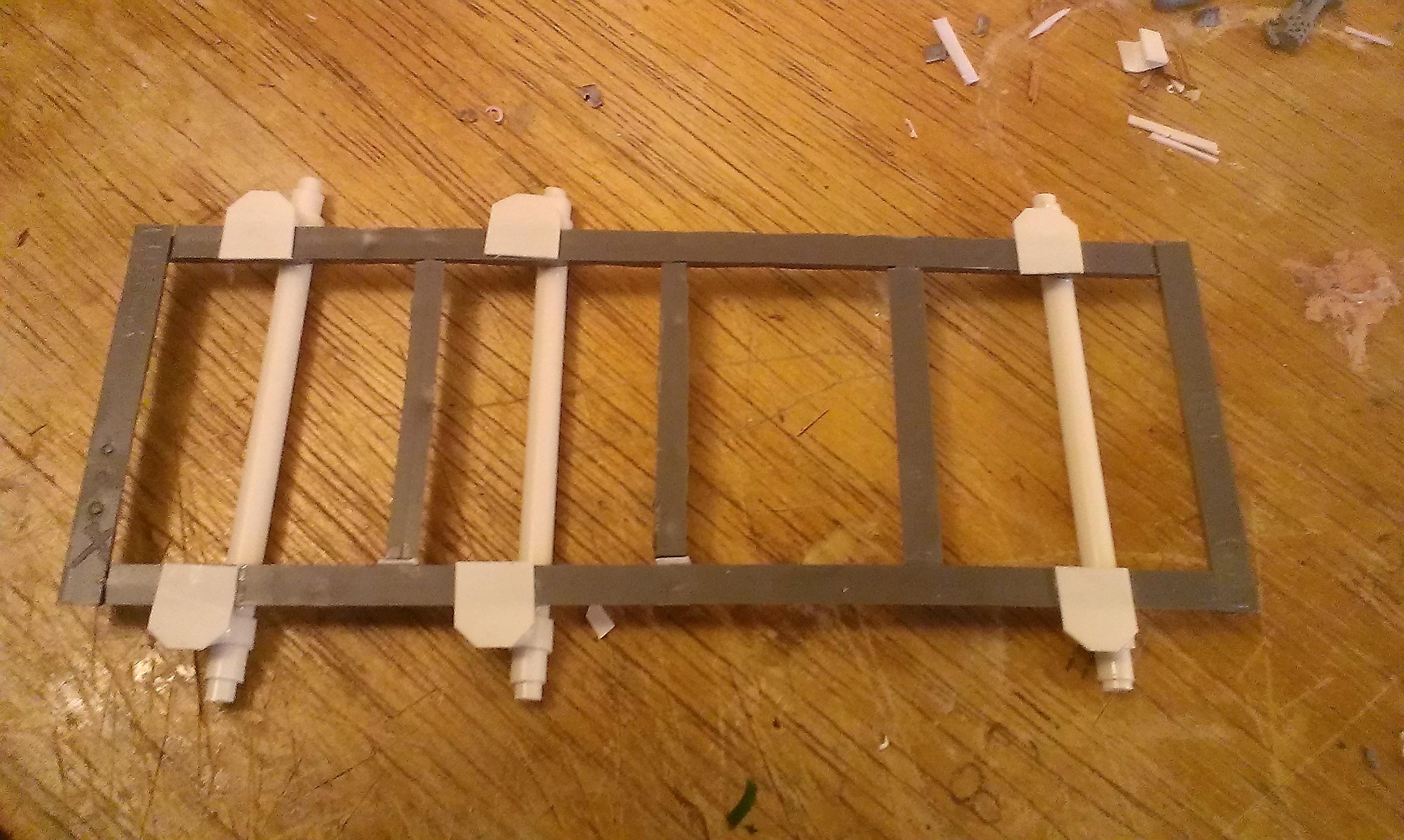 Trukk axle with suspession top