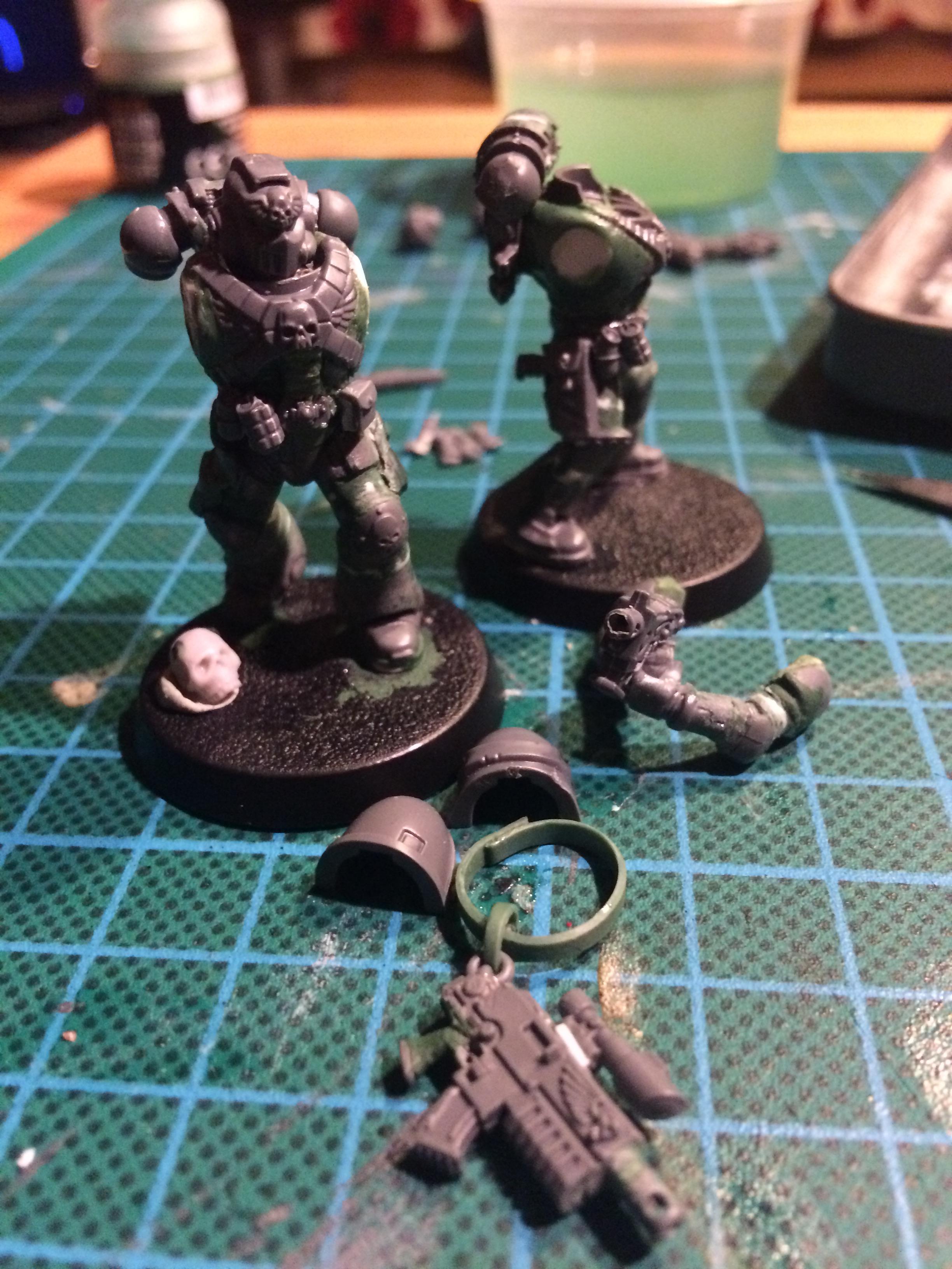 Art Scale, Blood Ravens, Conversion, Converting, Kitbash, Space Marines, True Scale, True-scale
