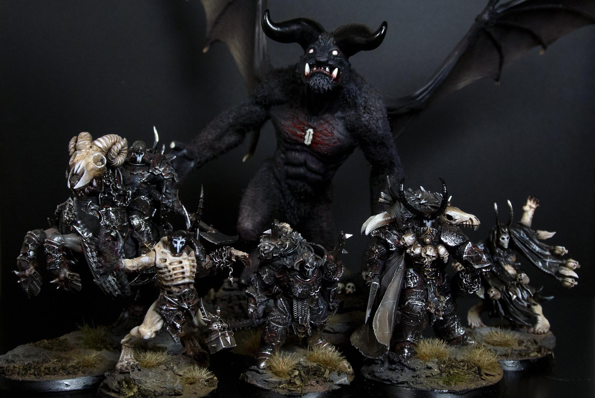 Age Of Sigmar, Chaos, Chosen, Conversion, Daemon Prince, Malal - Chaos ...