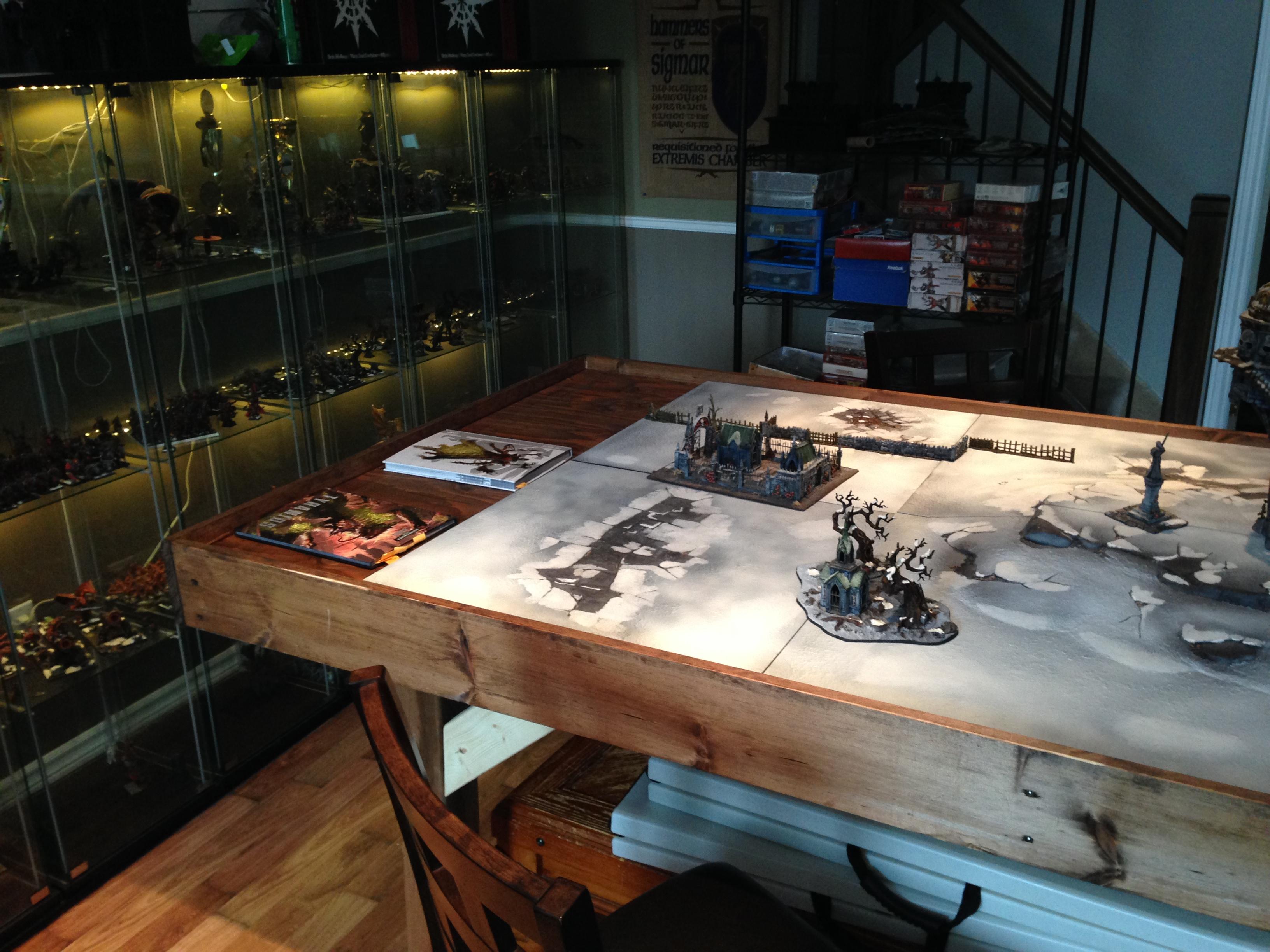 Collection, Display Cases, Game Board, Game Room, Ream Of Battle