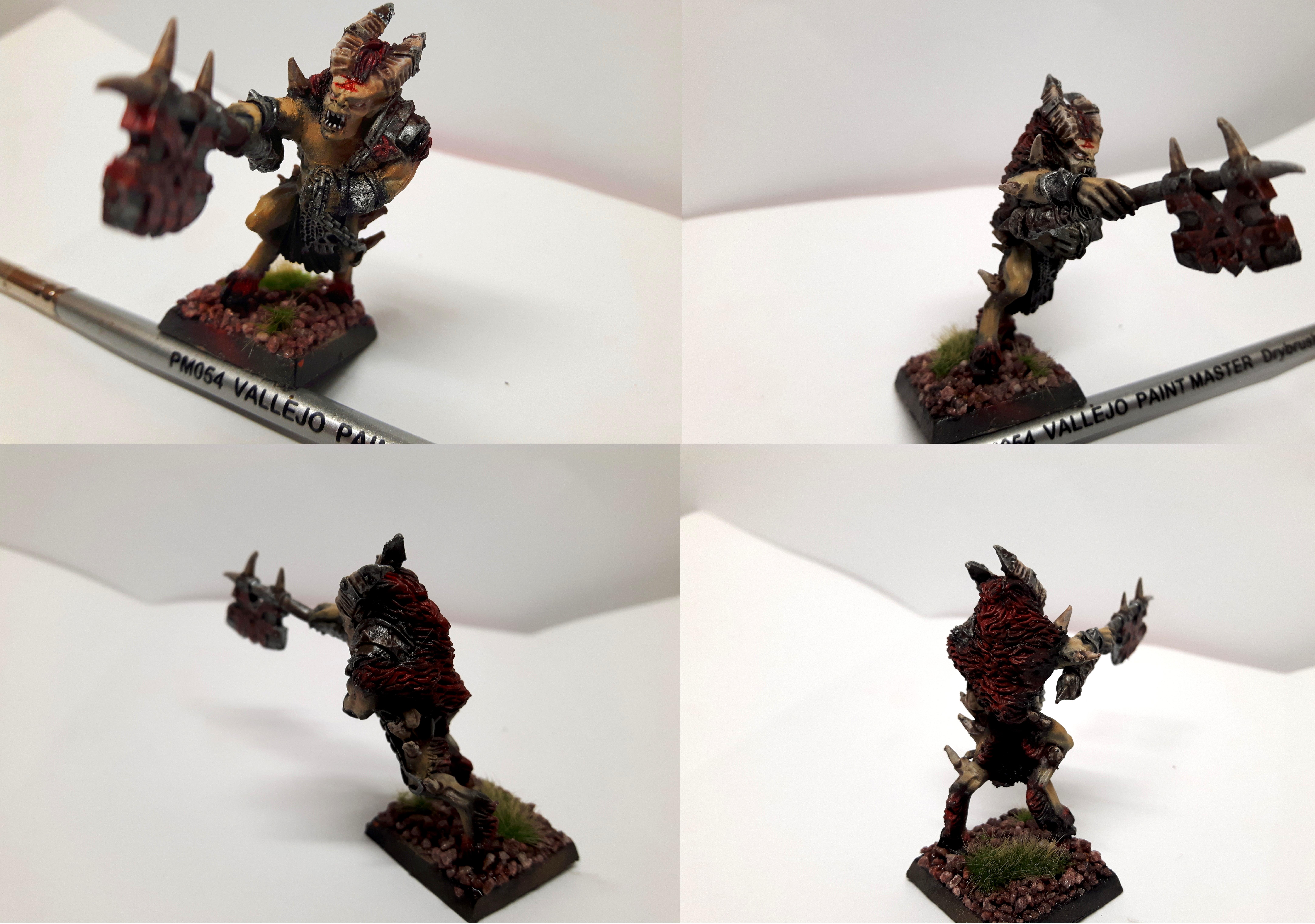 Airbrush, Bloodletters, Chaos, Khorne, Oldskool