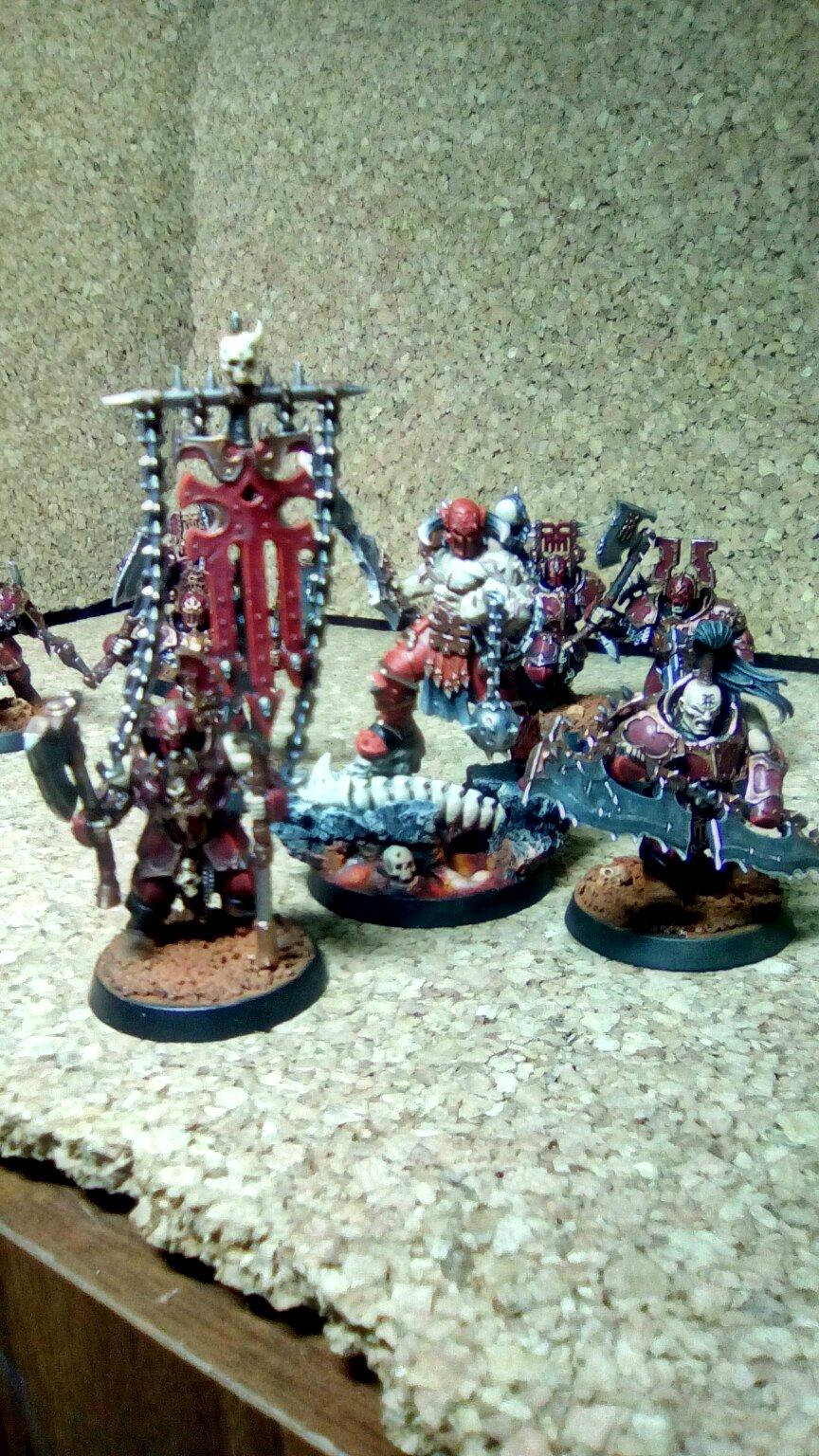 Comission Painting, Khorne, Bloodbound, Sloughterpriest, AoS