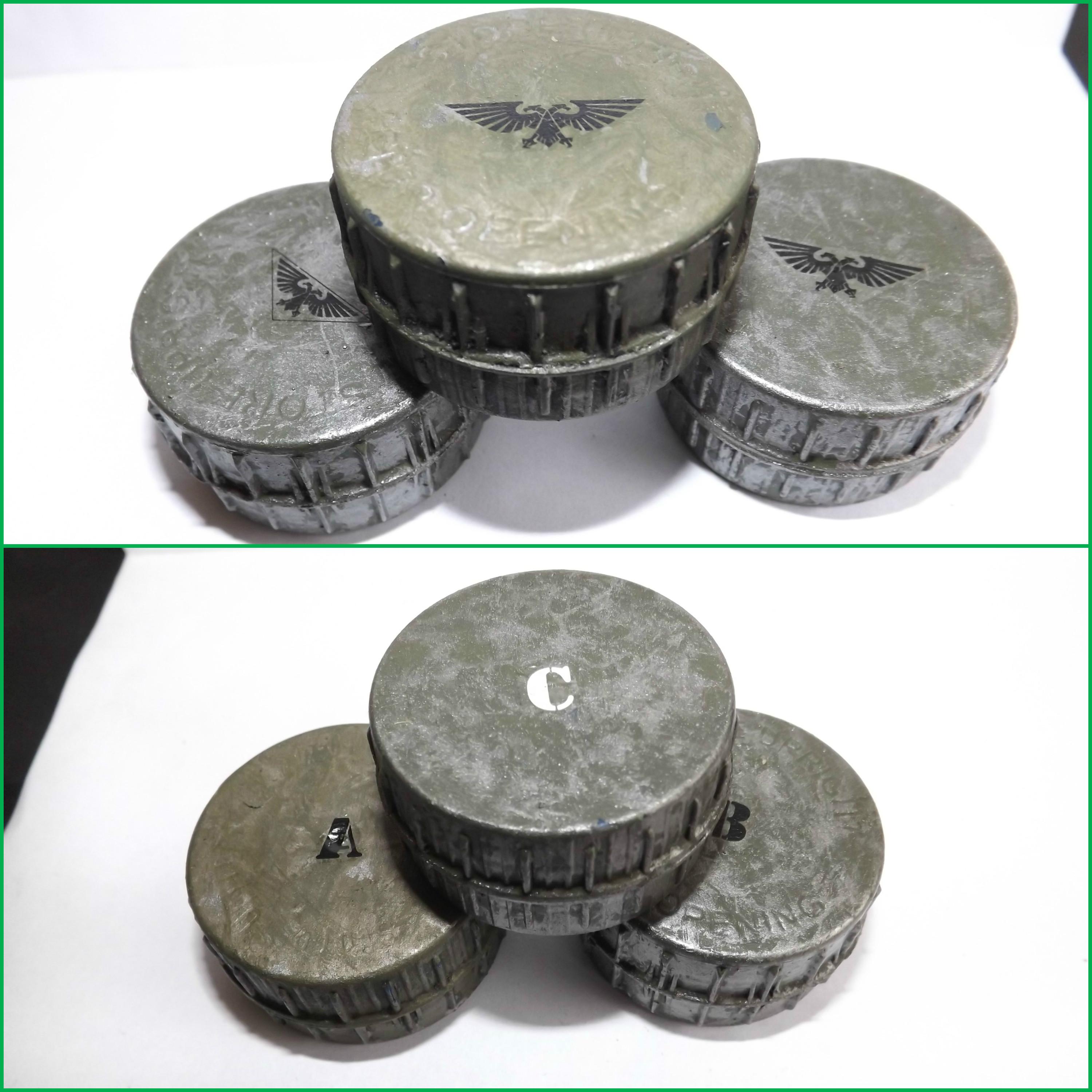 Milk Bottlecap Sci-Fi Containers.(1)