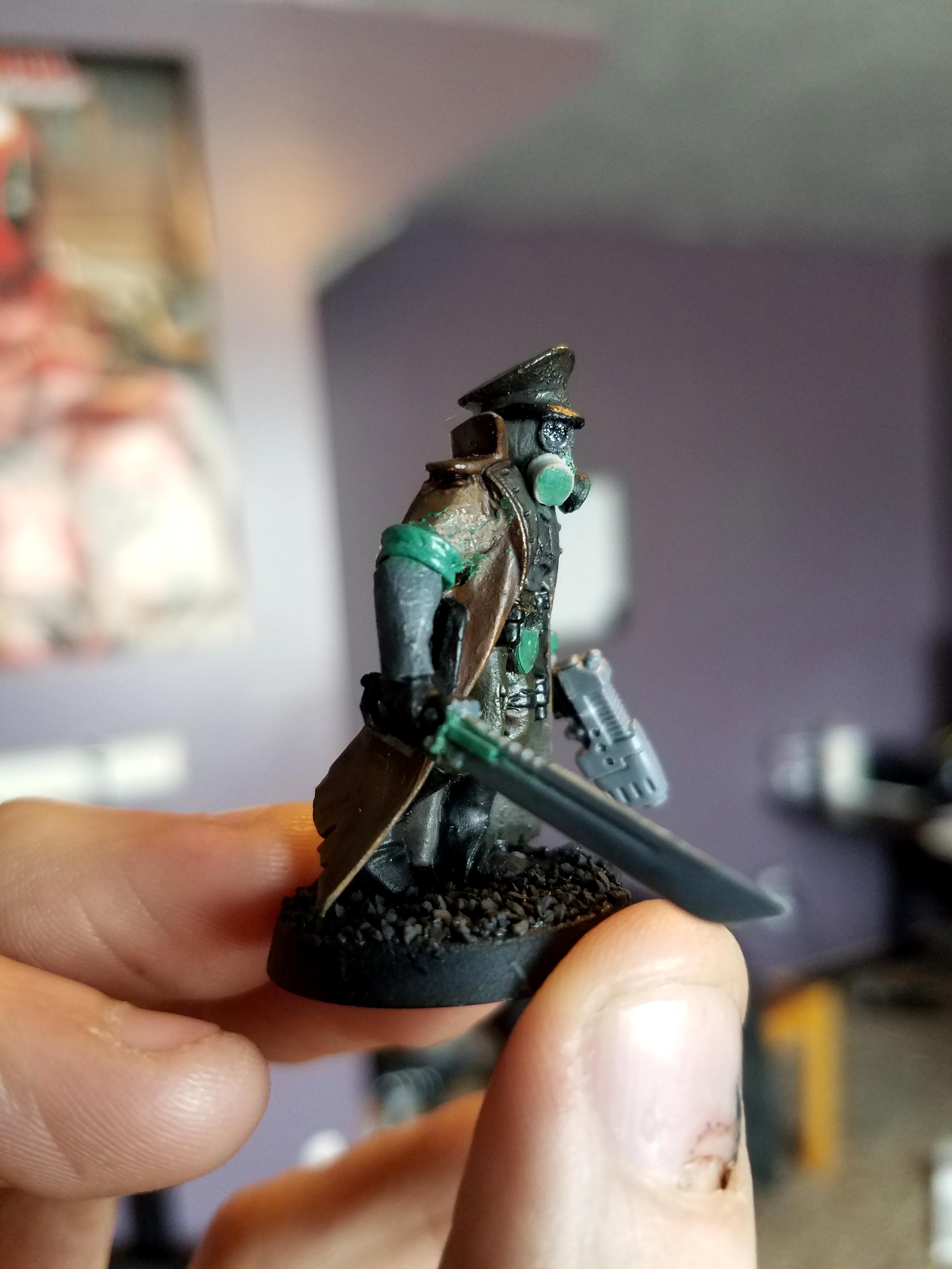 Coat, Commissar, Cultist, Gas Mask, Hazard, Lord Commissar, Mask, Trench Coat