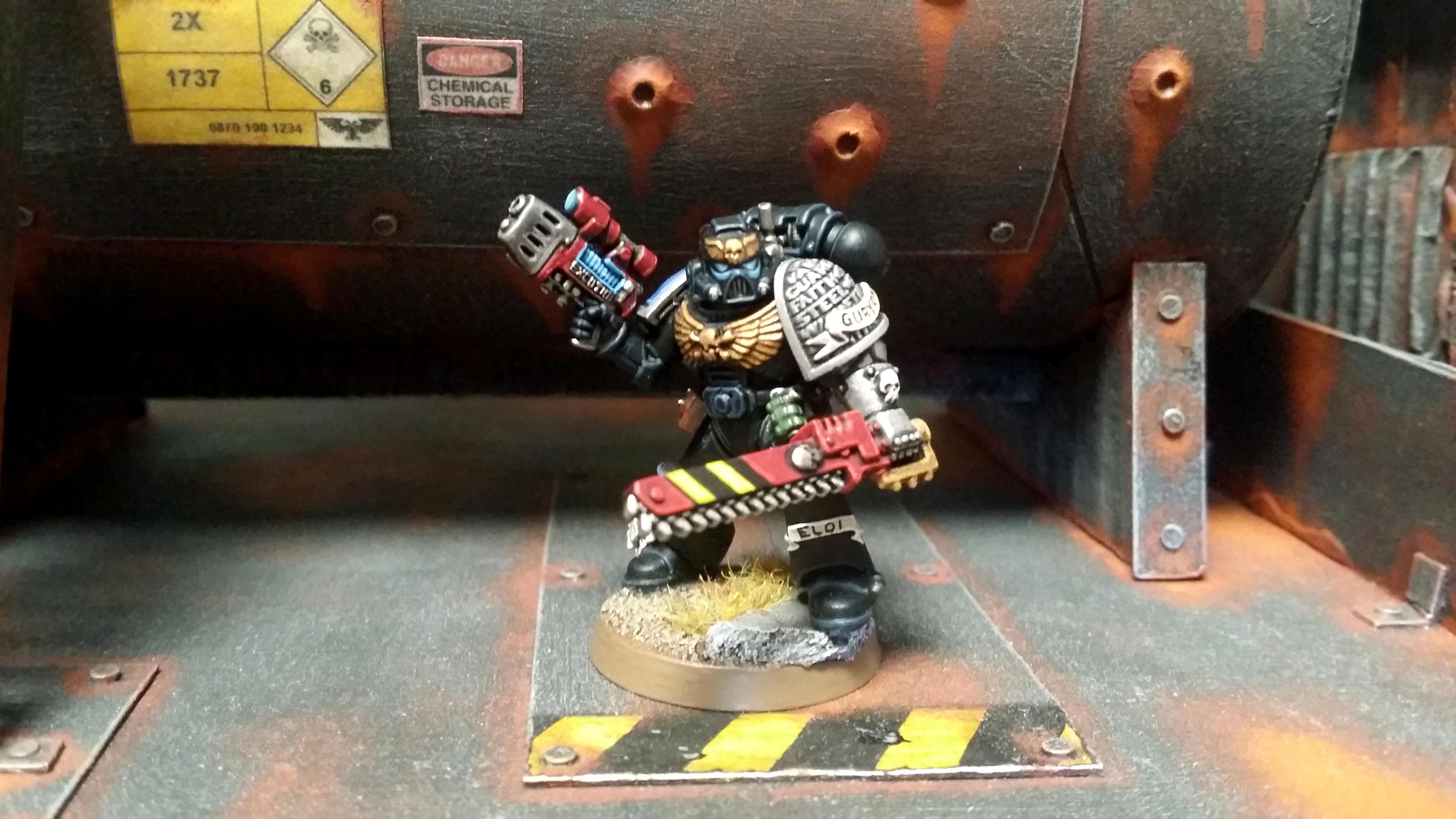Deathwatch, Plasma, Sergeant, Ultramarines