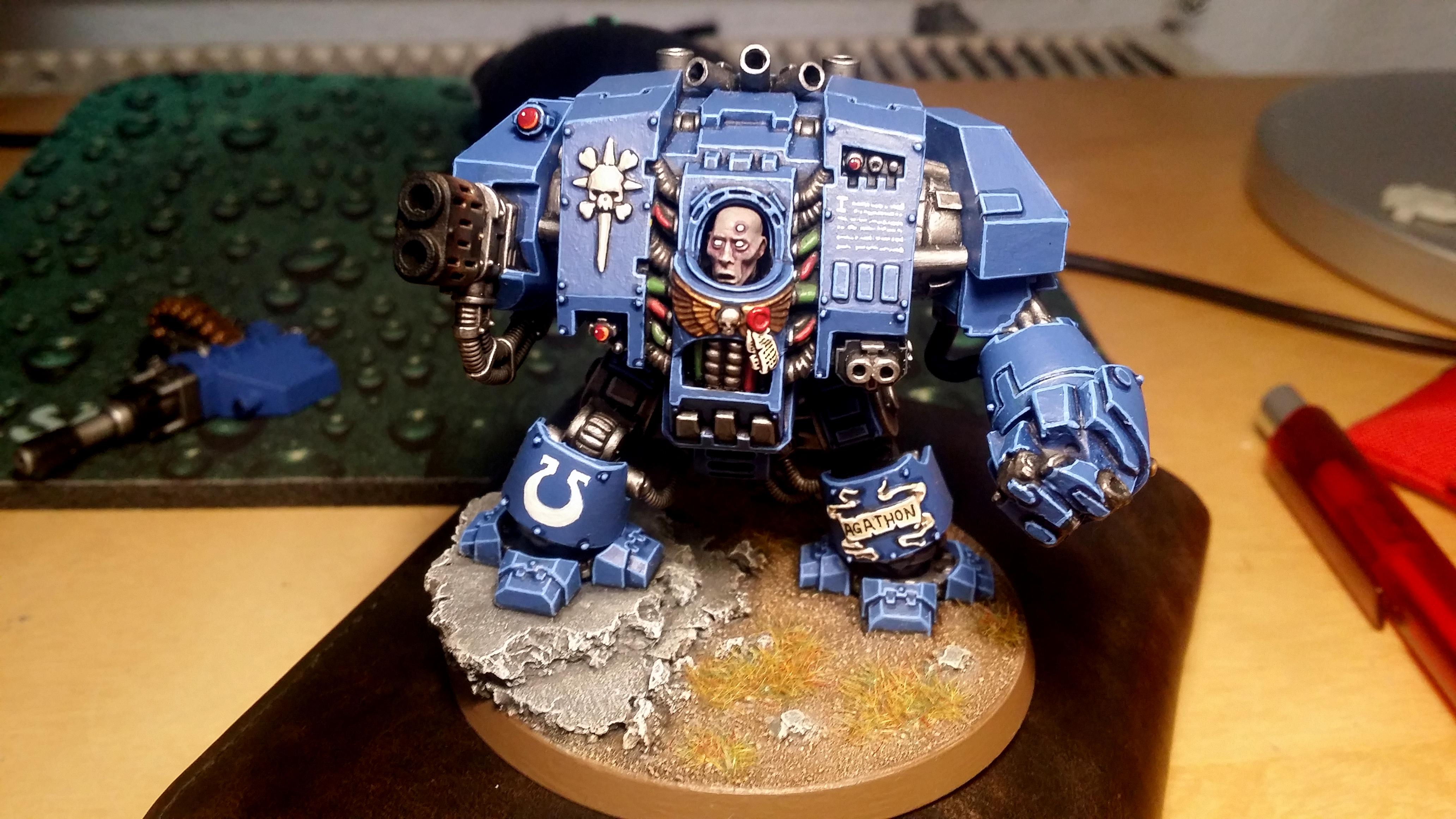Black, Conversion, Dreadnought, Reach, Ultramarines, Venerable
