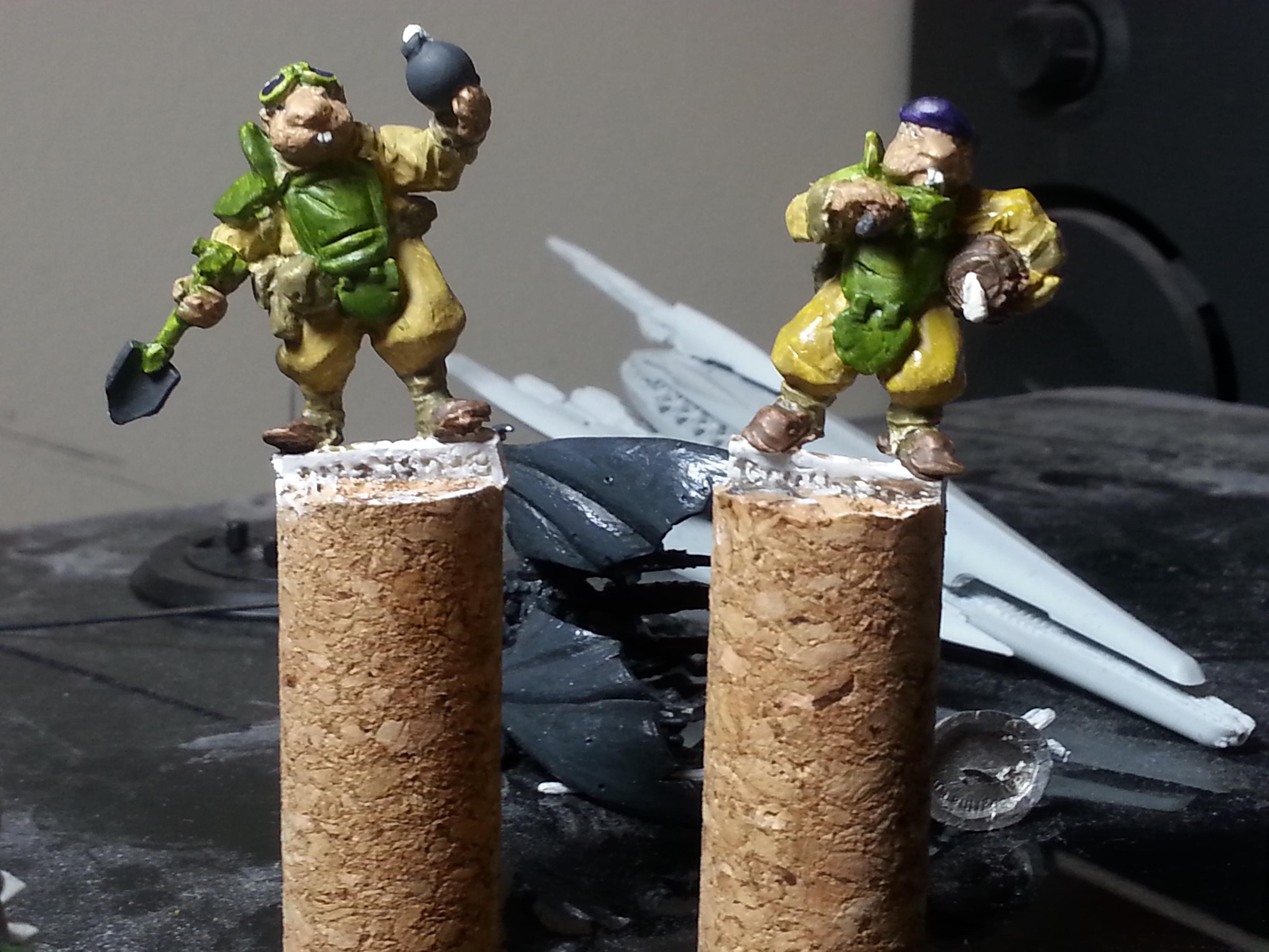 Anthro, Bomb, Brushfire, Dakka Painting Challenge 2016 Gopher, Engineers, Furry
