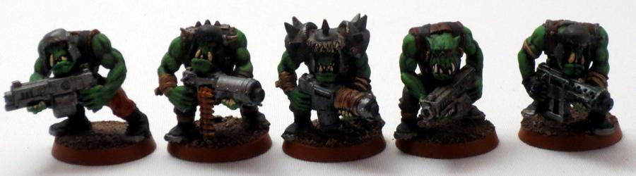 Captain Brown, Gretchin, Ork Shoota Boyz, Orks, Waaagh
