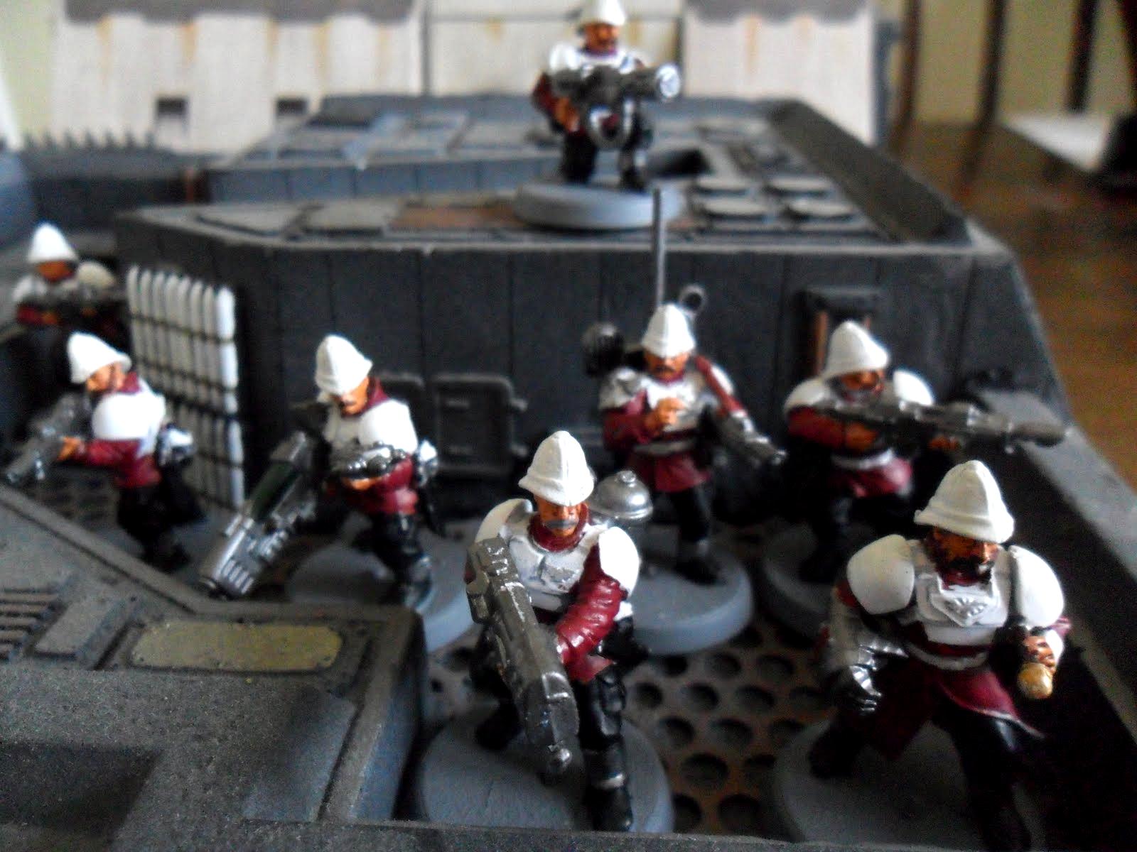 Cadians, Conversion, Imperial Guard, Plastic, Praetorians