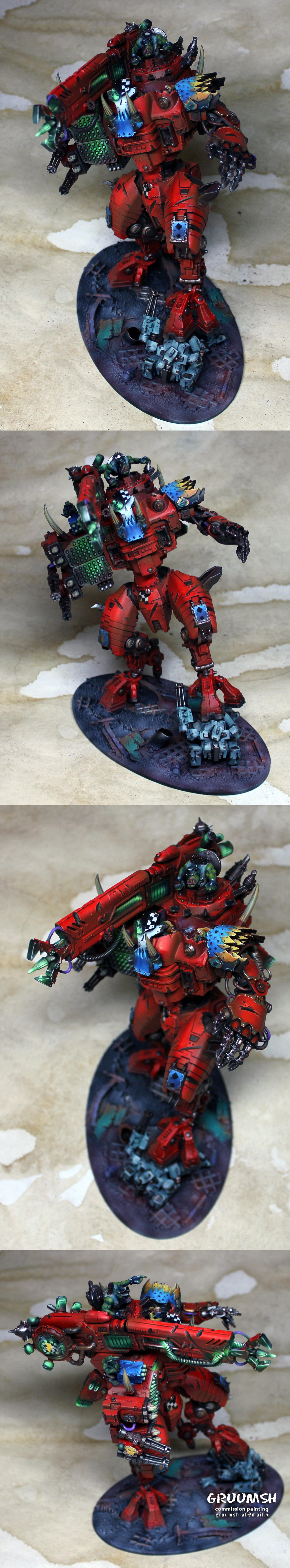 Conversion, Kitbash, Looted, Orks, Pro-painted