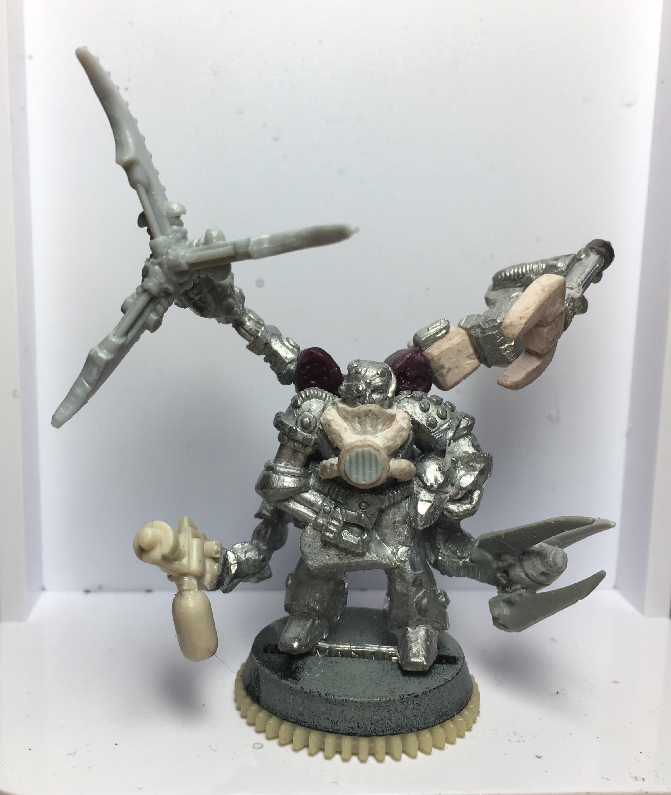 Mr. Grabby... actually I think I'll remove his muffler gorget and add a MkIII helmet. I like those