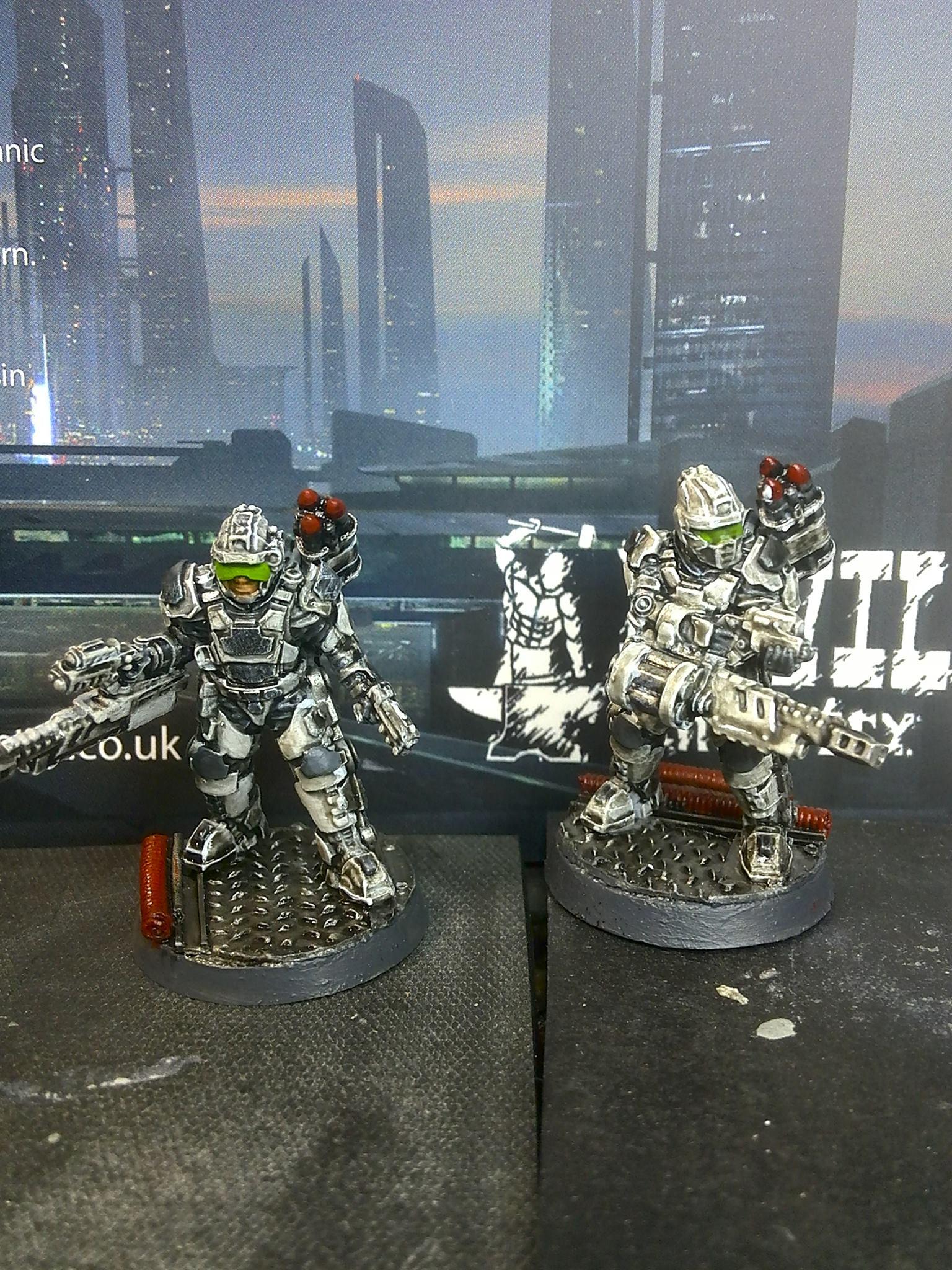 Afterlife, Exo-mech, Exo-mech Support Unit, Unity Council, Unity Council Marines