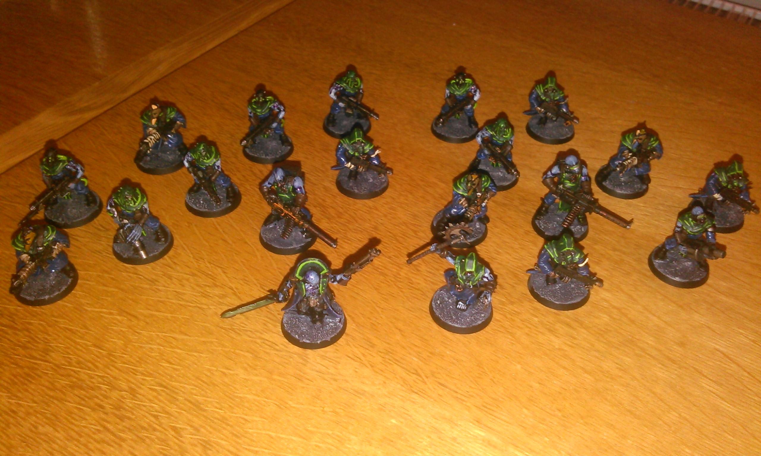Chaos Cultists, Conversion, Genestealer Cult, Heavy Stubbers, Neophyte Hybrids
