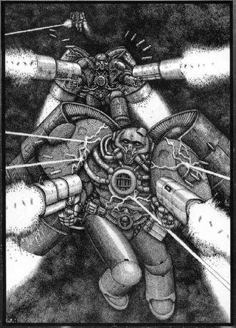 Artwork, Jump Pack, Rogue Trader, Space Marines